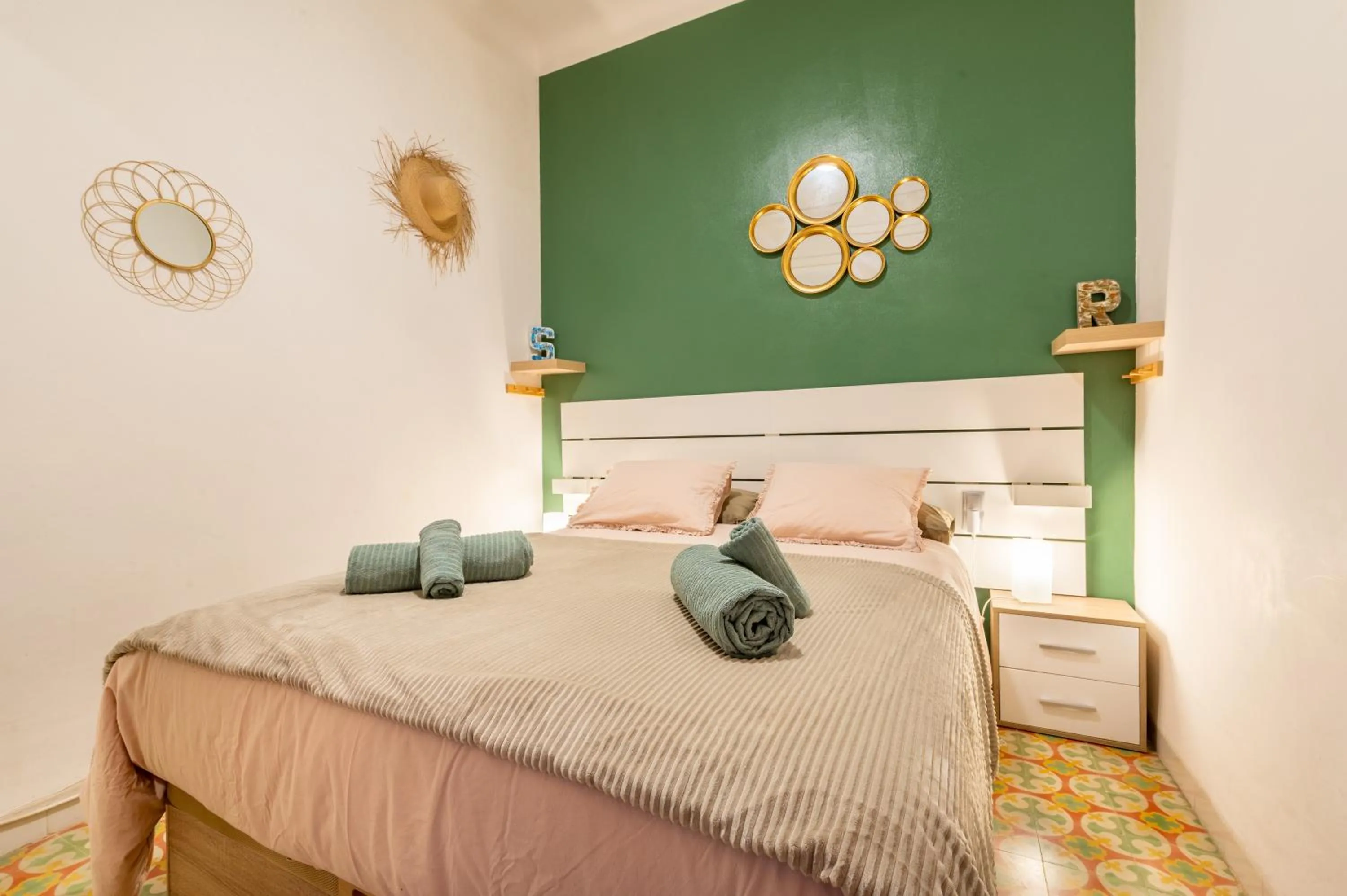 Living room, Bed in Sa Torre