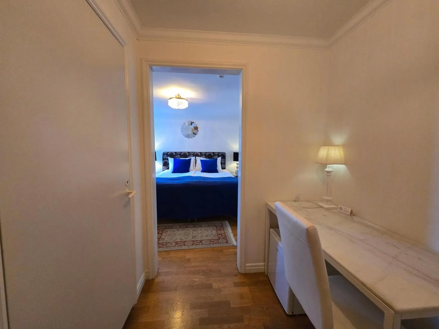 Bed in Vänerport Lakefront Hotell