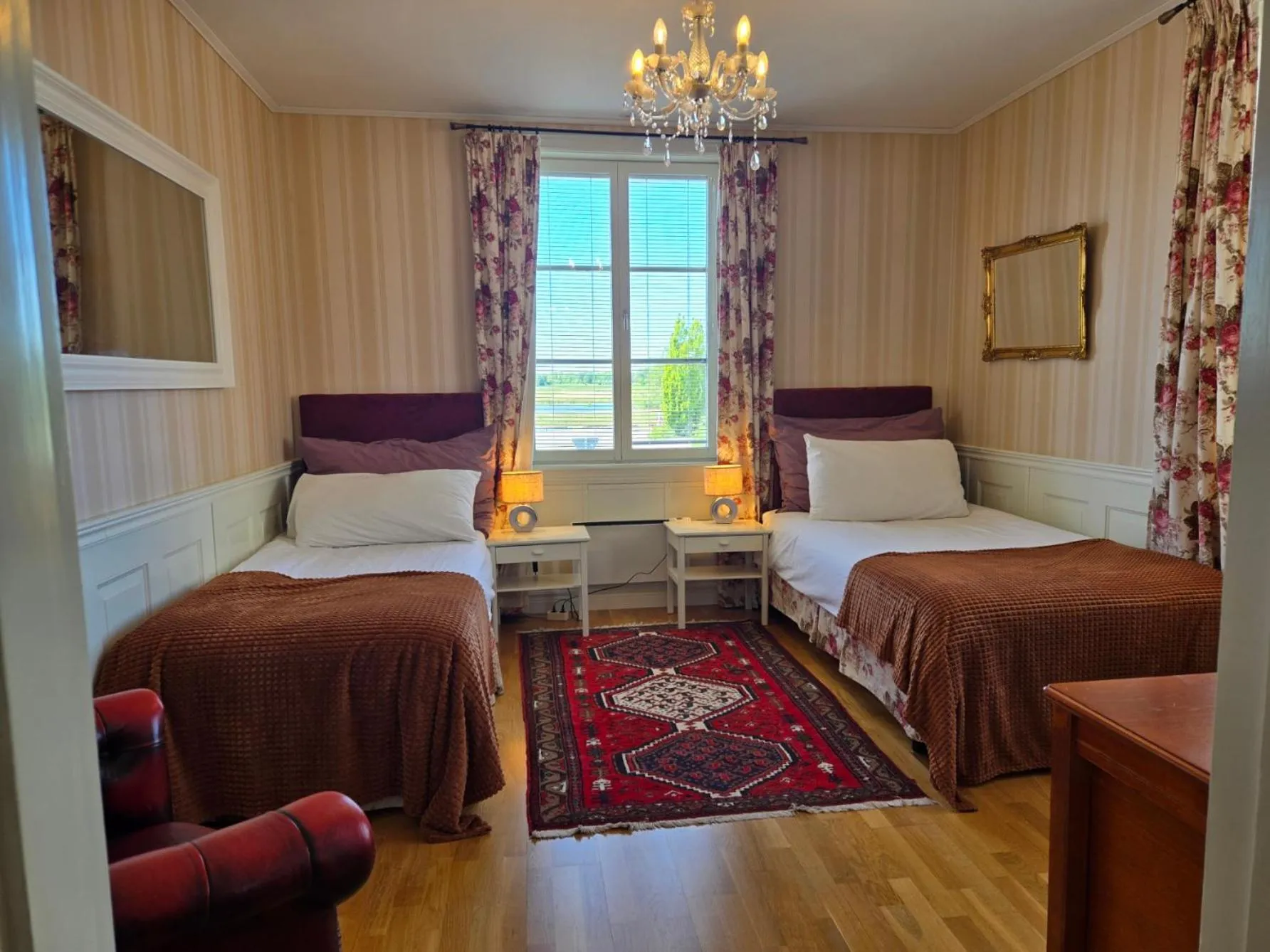 Bed in Vänerport Lakefront Hotell