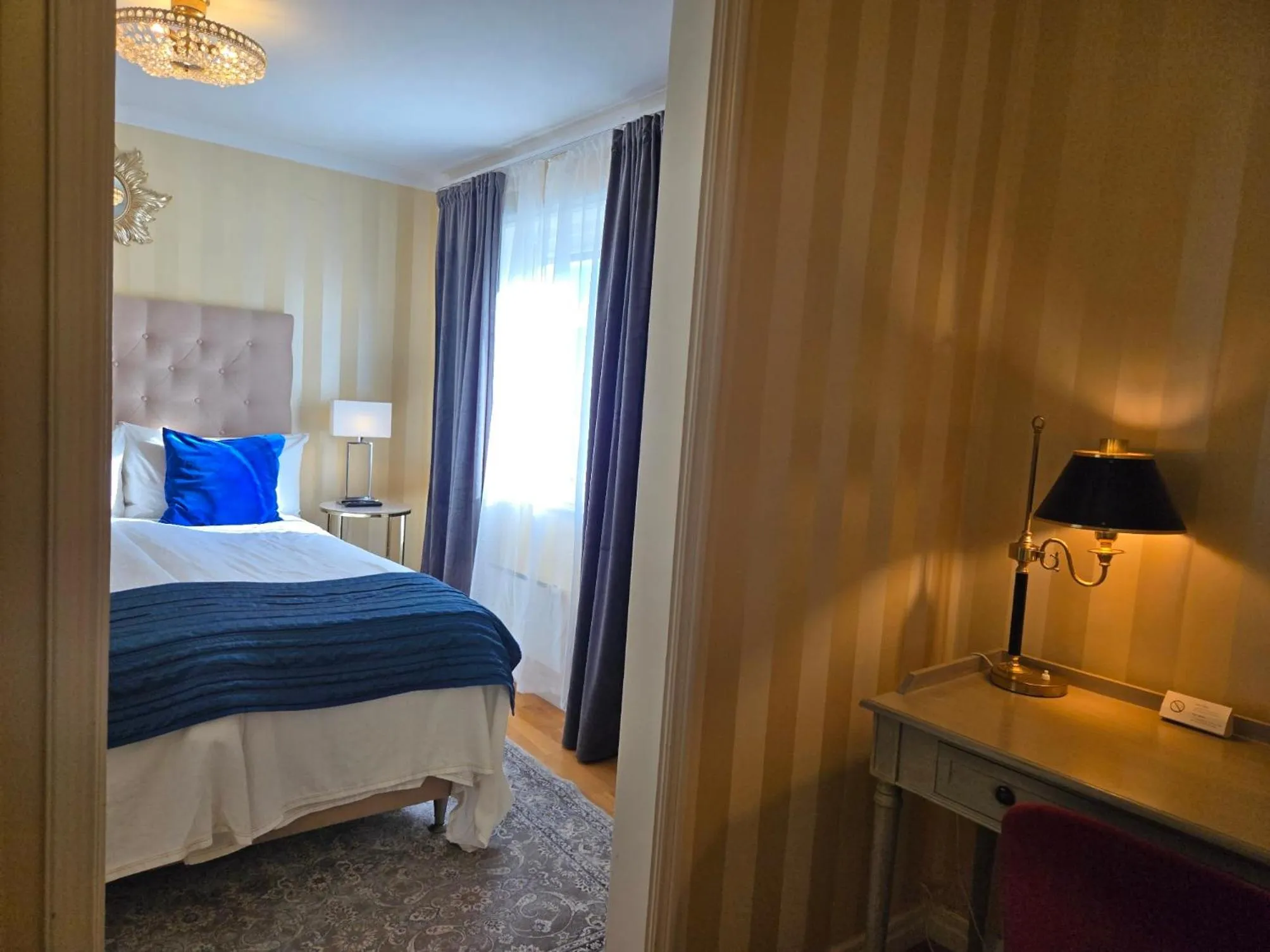 Bed in Vänerport Lakefront Hotell