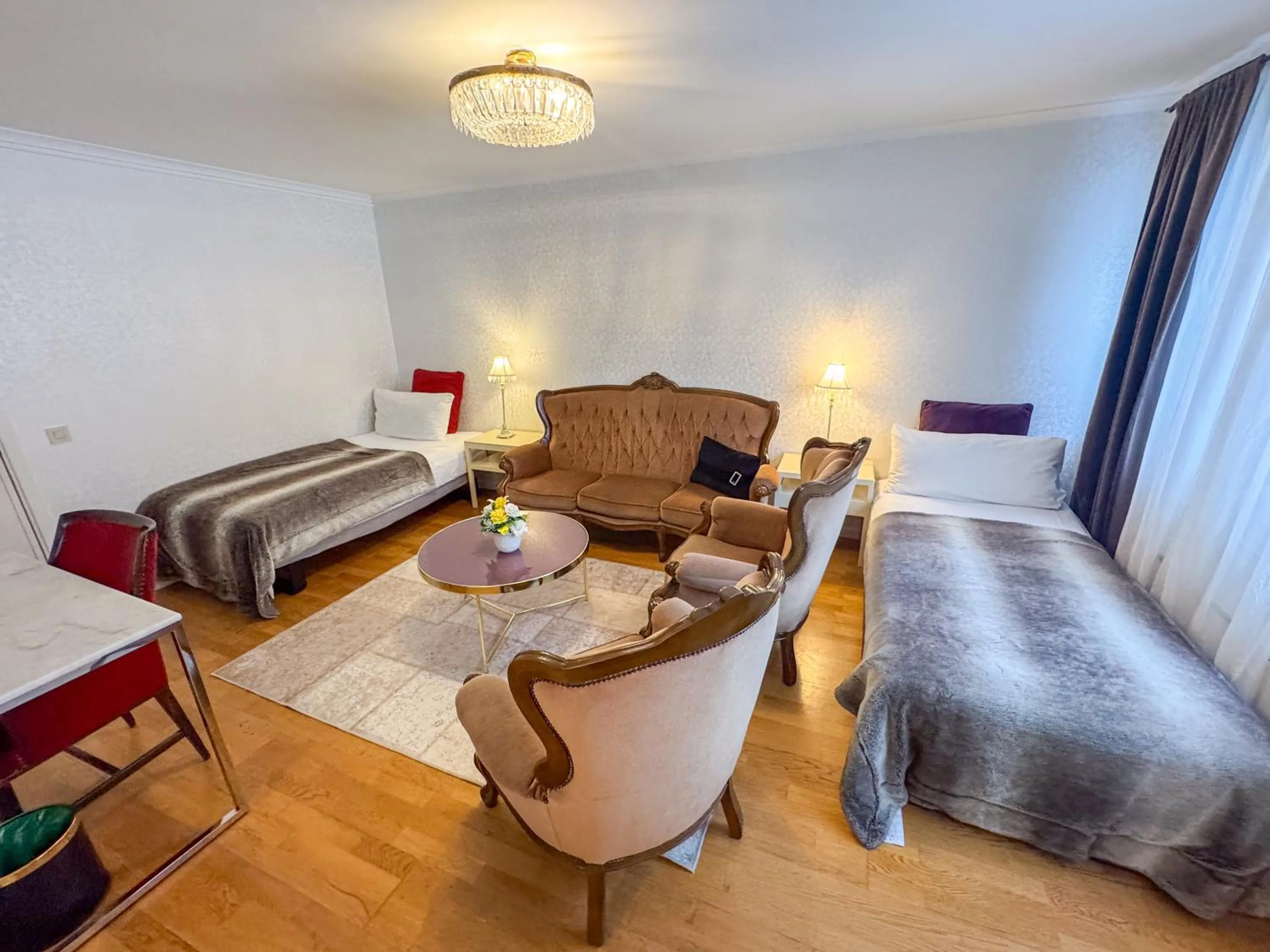 Bed in Vänerport Lakefront Hotell