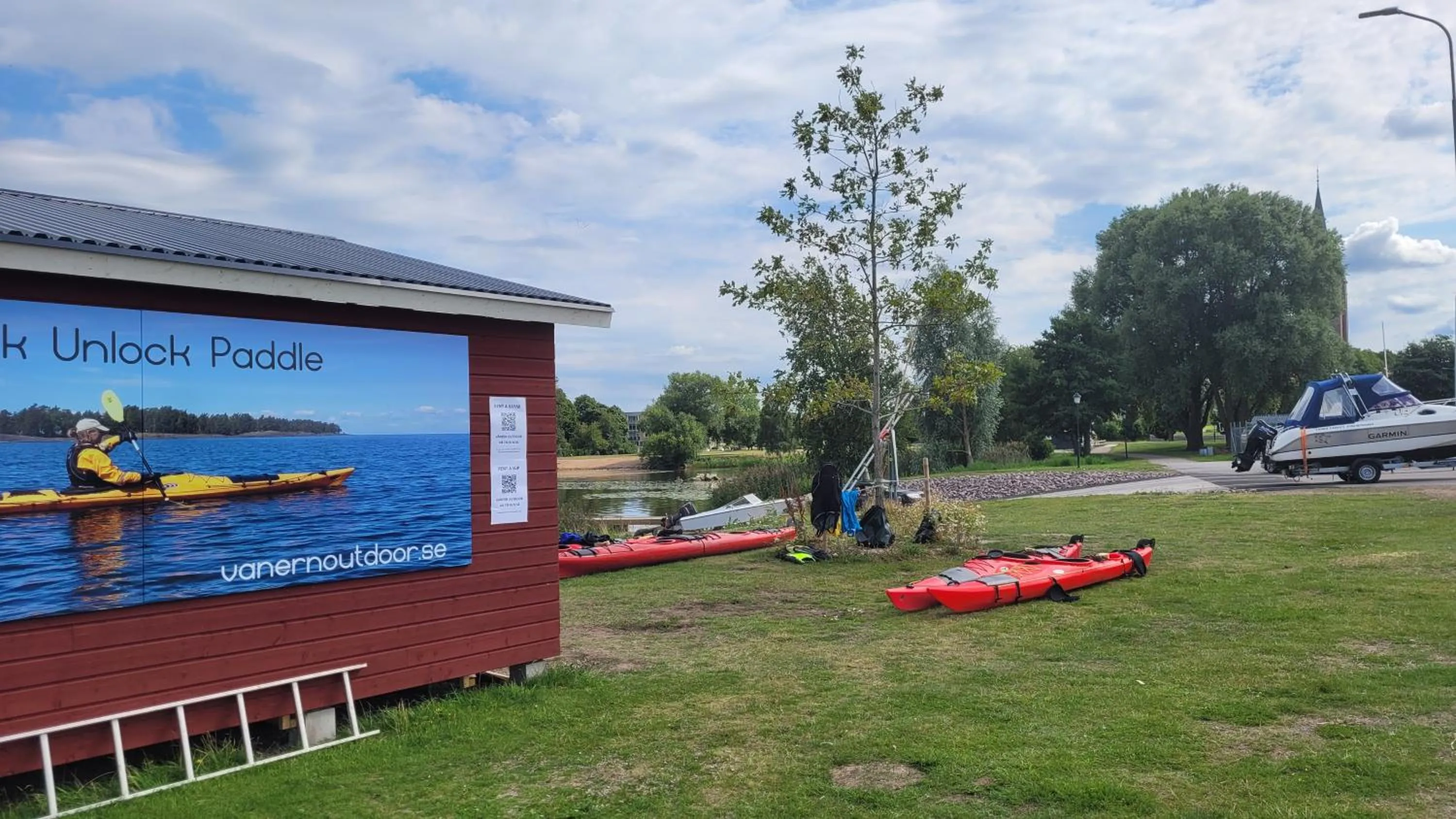 Aqua park in Vänerport Lakefront Hotell