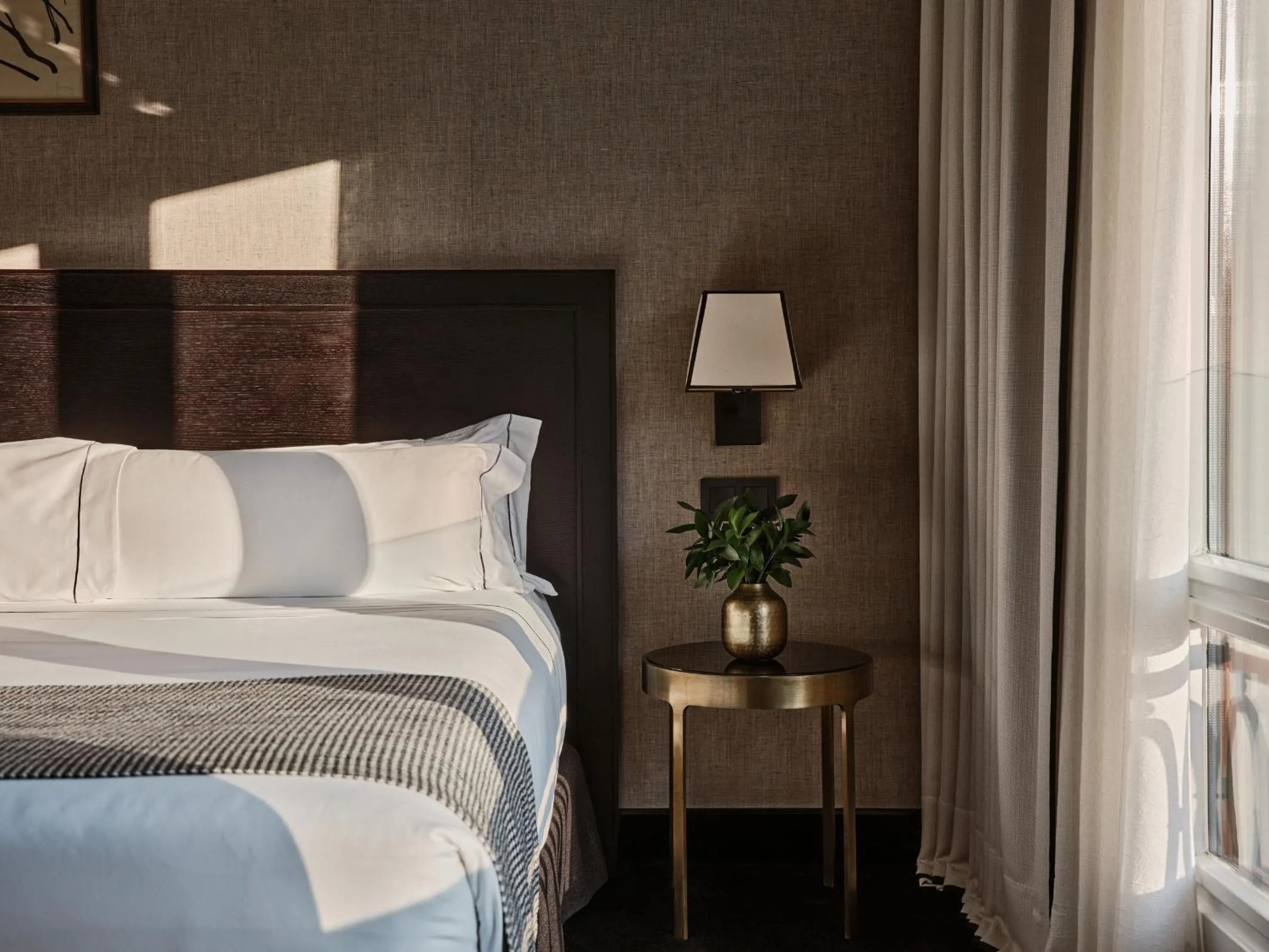 Decorative detail, Bed in The Principal Madrid, Small Luxury Hotels
