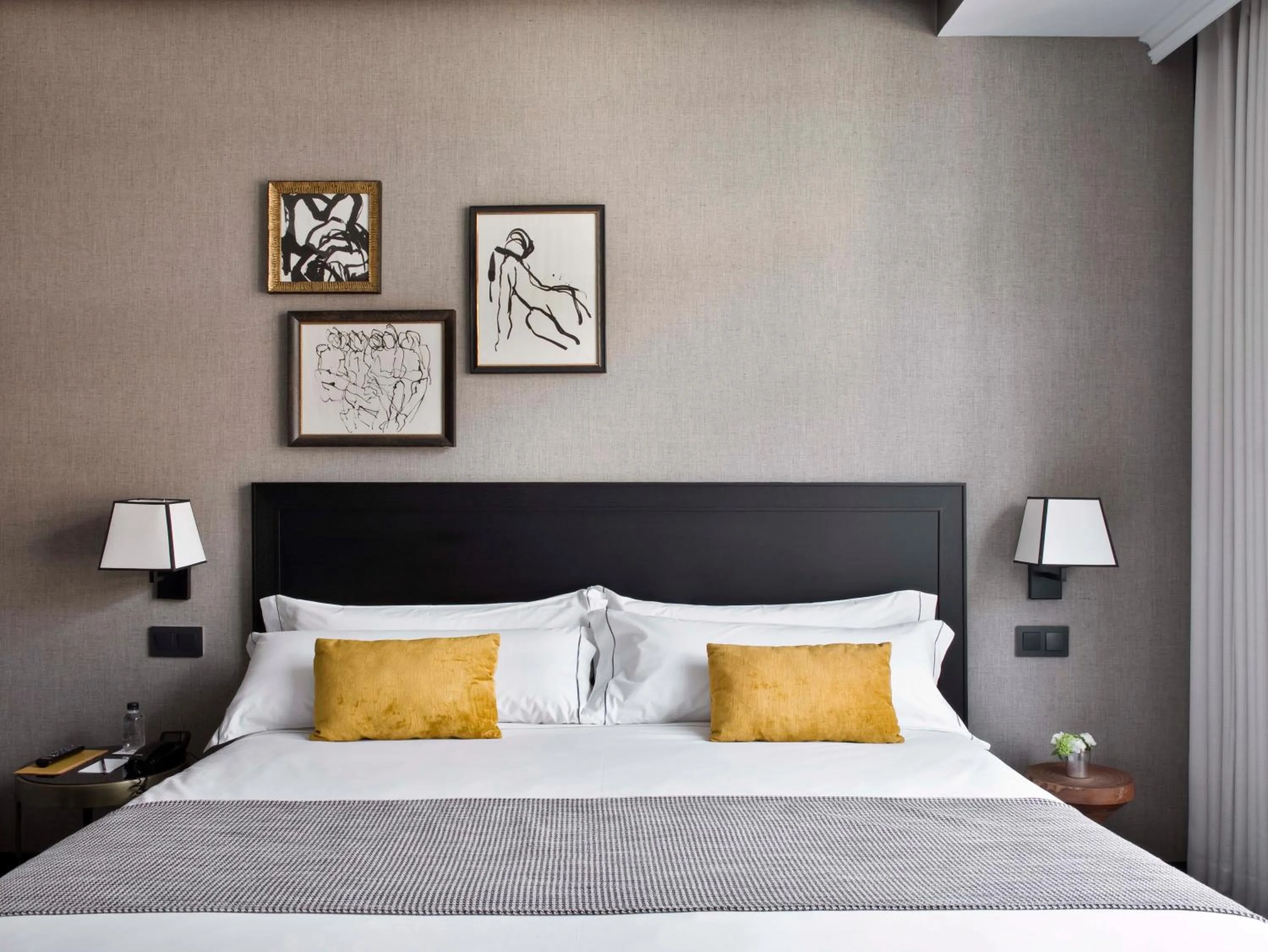 Bed in The Principal Madrid, Small Luxury Hotels