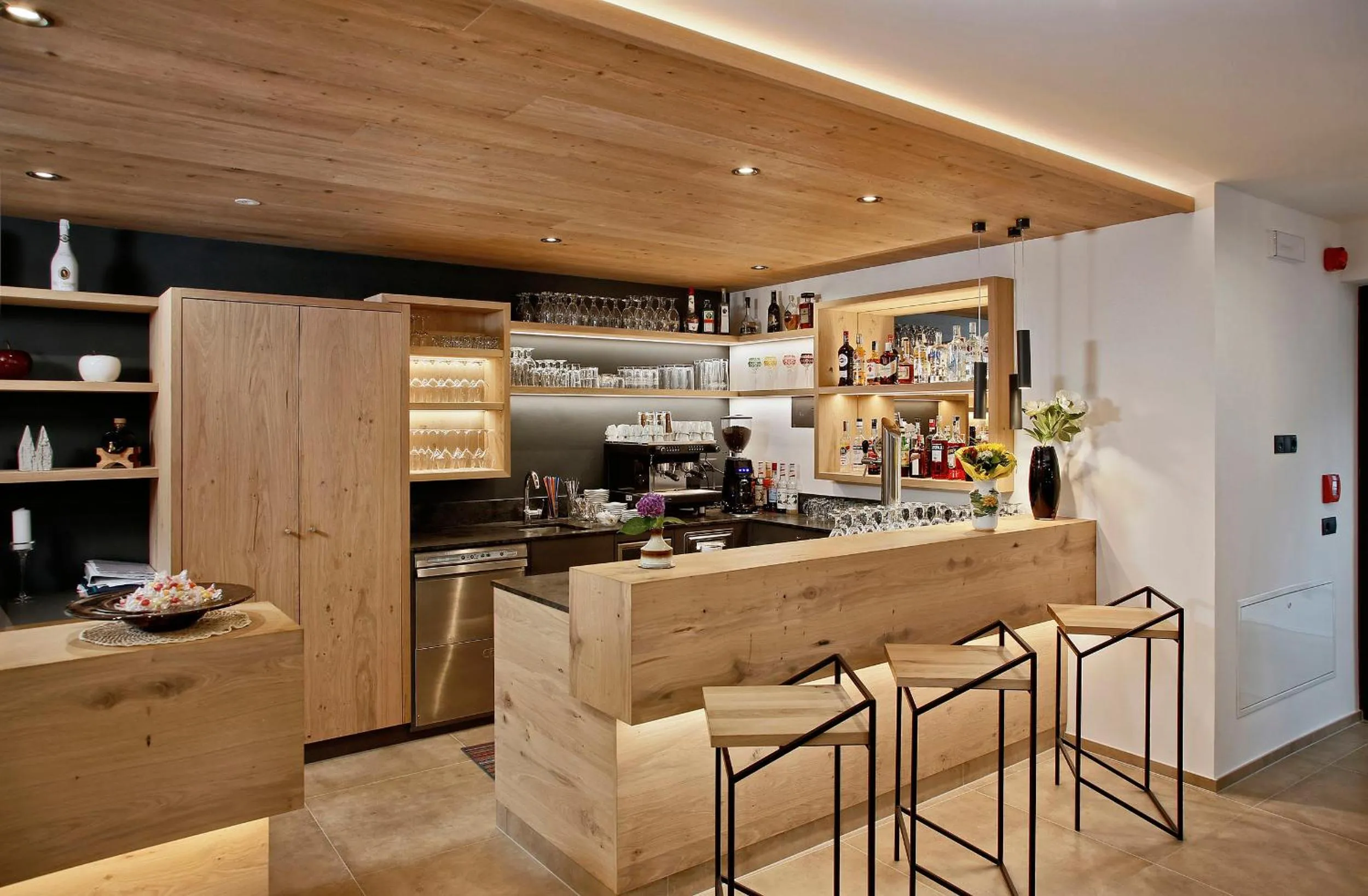 Lounge or bar in Appartement-Hotel Anthea