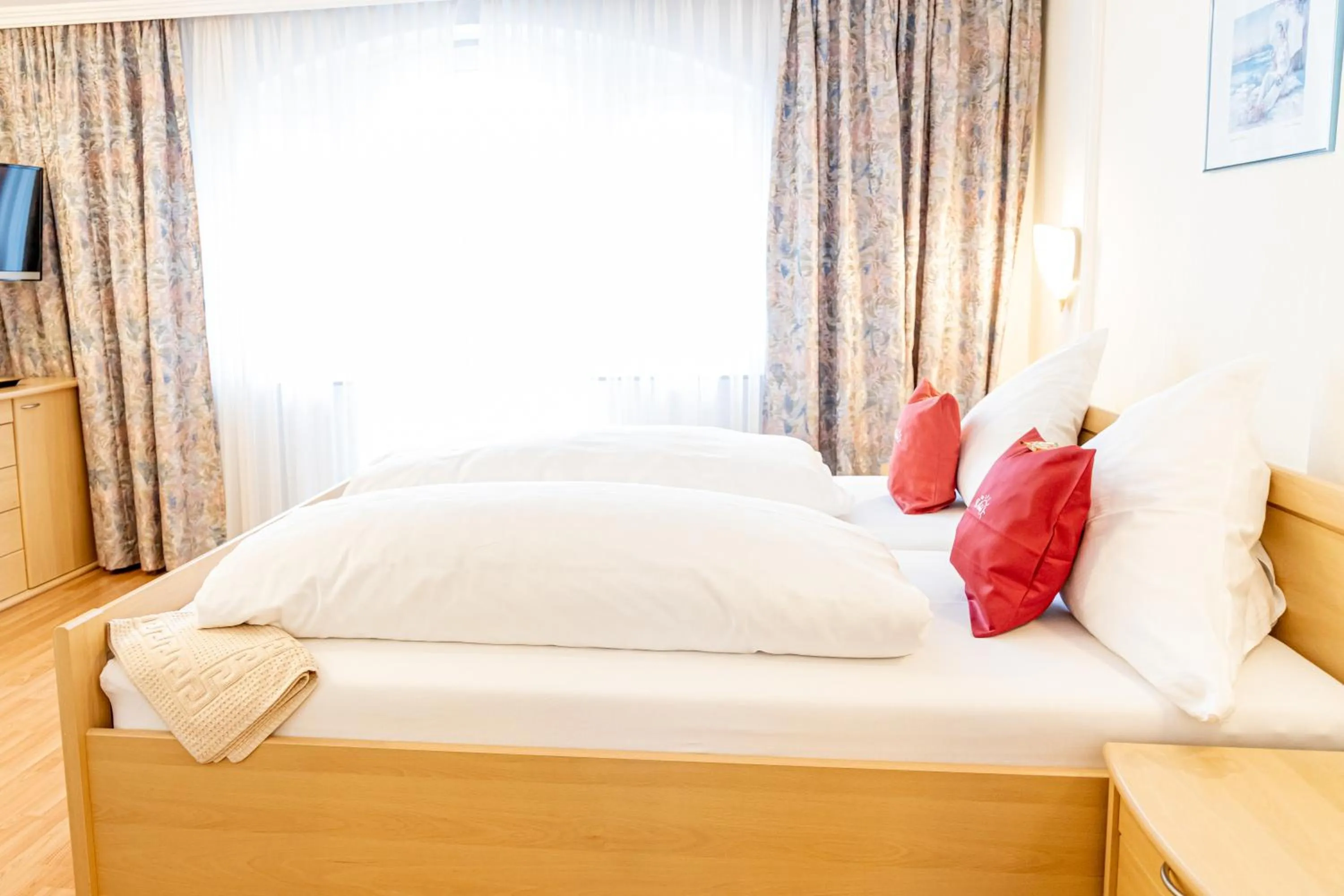 Bed in Hotel Der Seehof