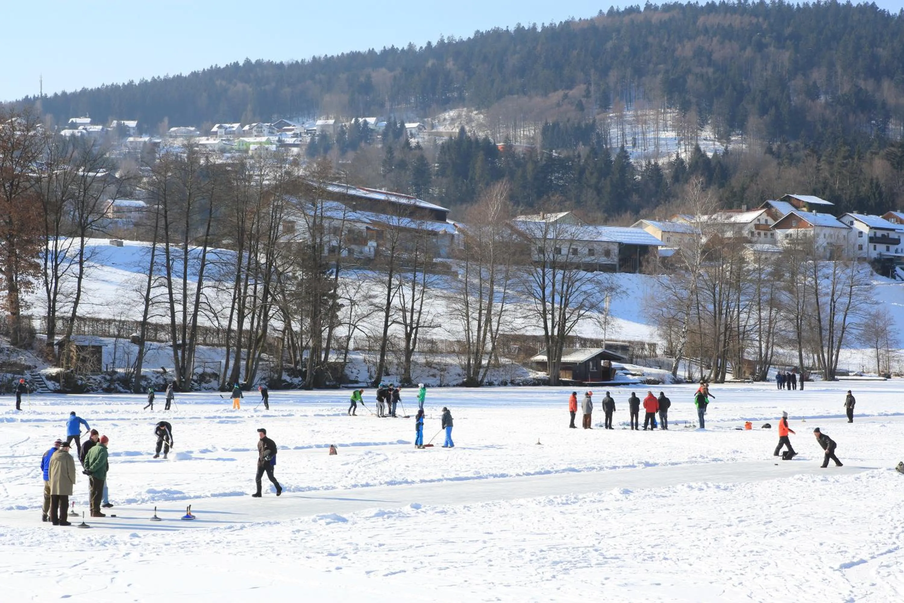 Lake view in Hotel Der Seehof