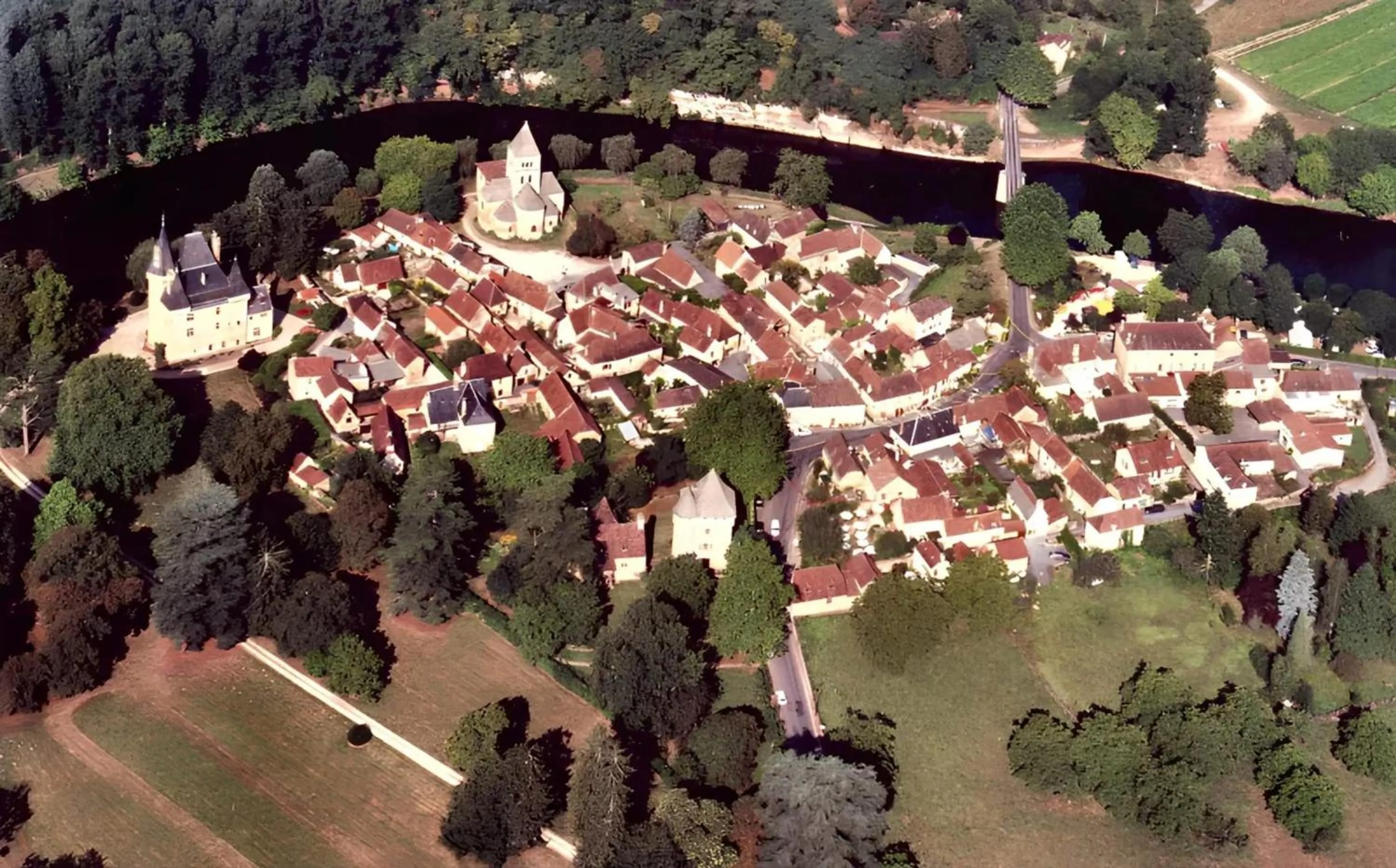 City view in Villa de charme, Sarlat-la-Canéda, jardin