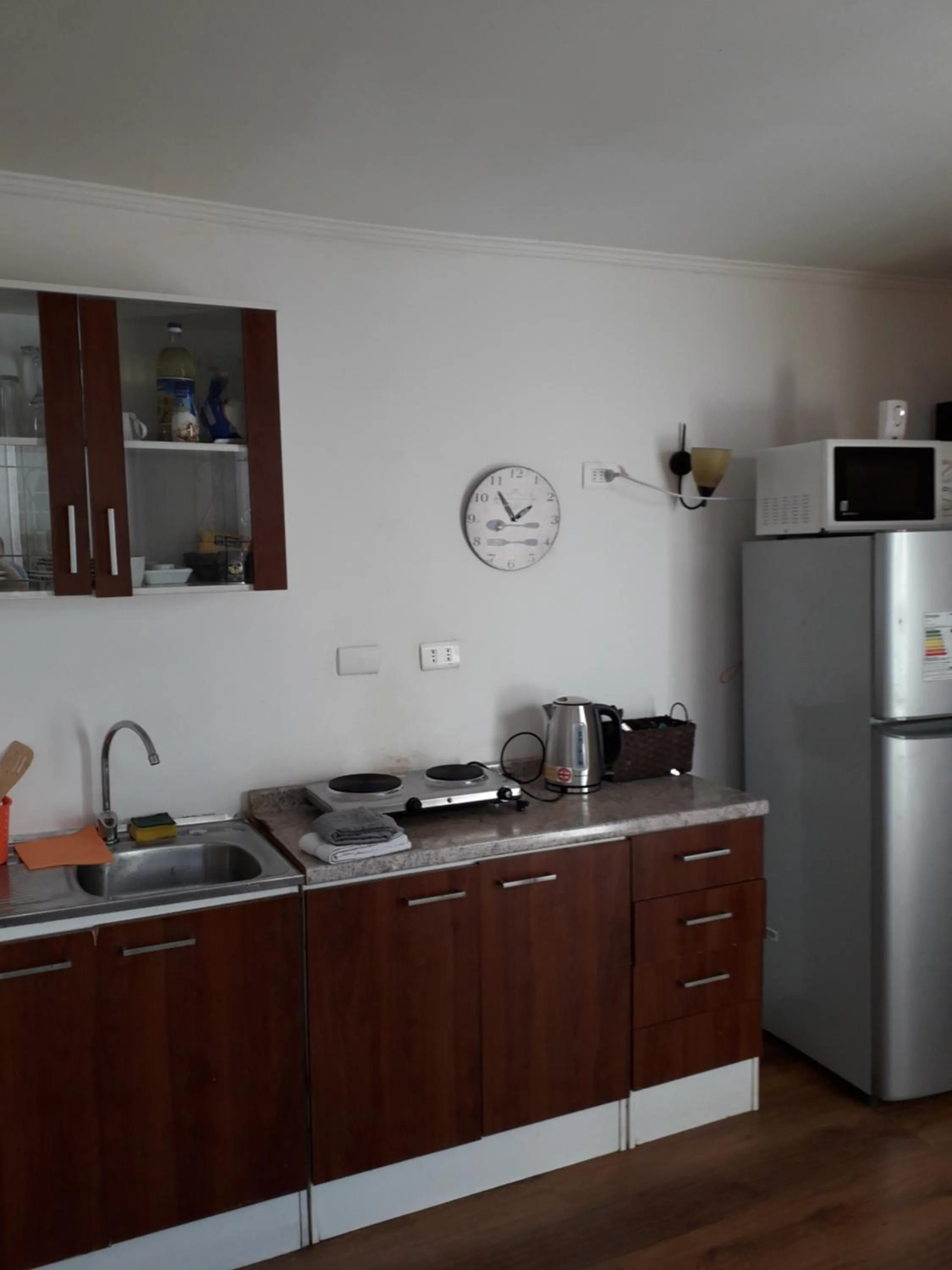 Kitchen or kitchenette in Mediterraneo Apartments (Recreo)