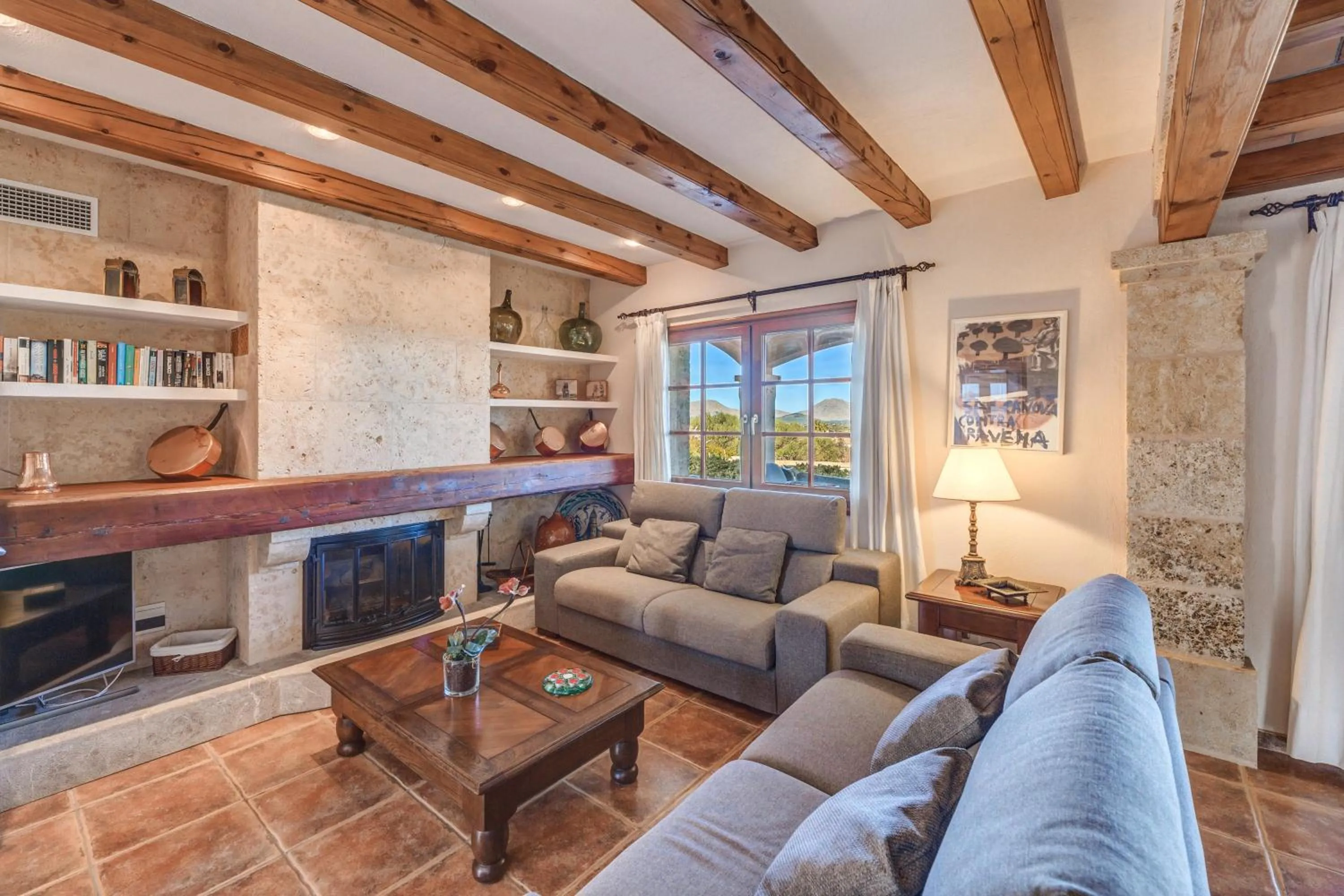 Living room in Es Coster de Na Llusia
