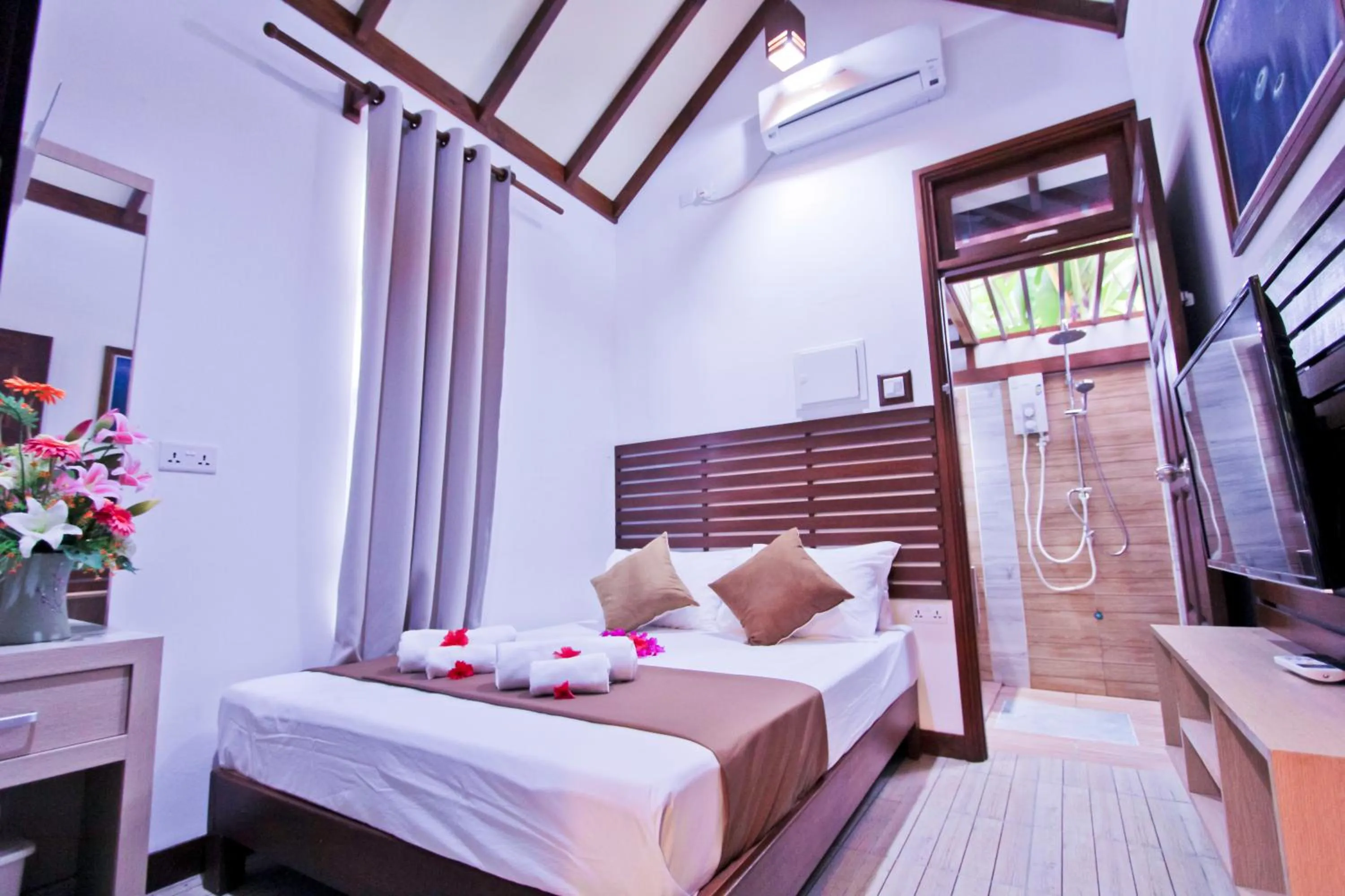 Bed in Beach Cottage