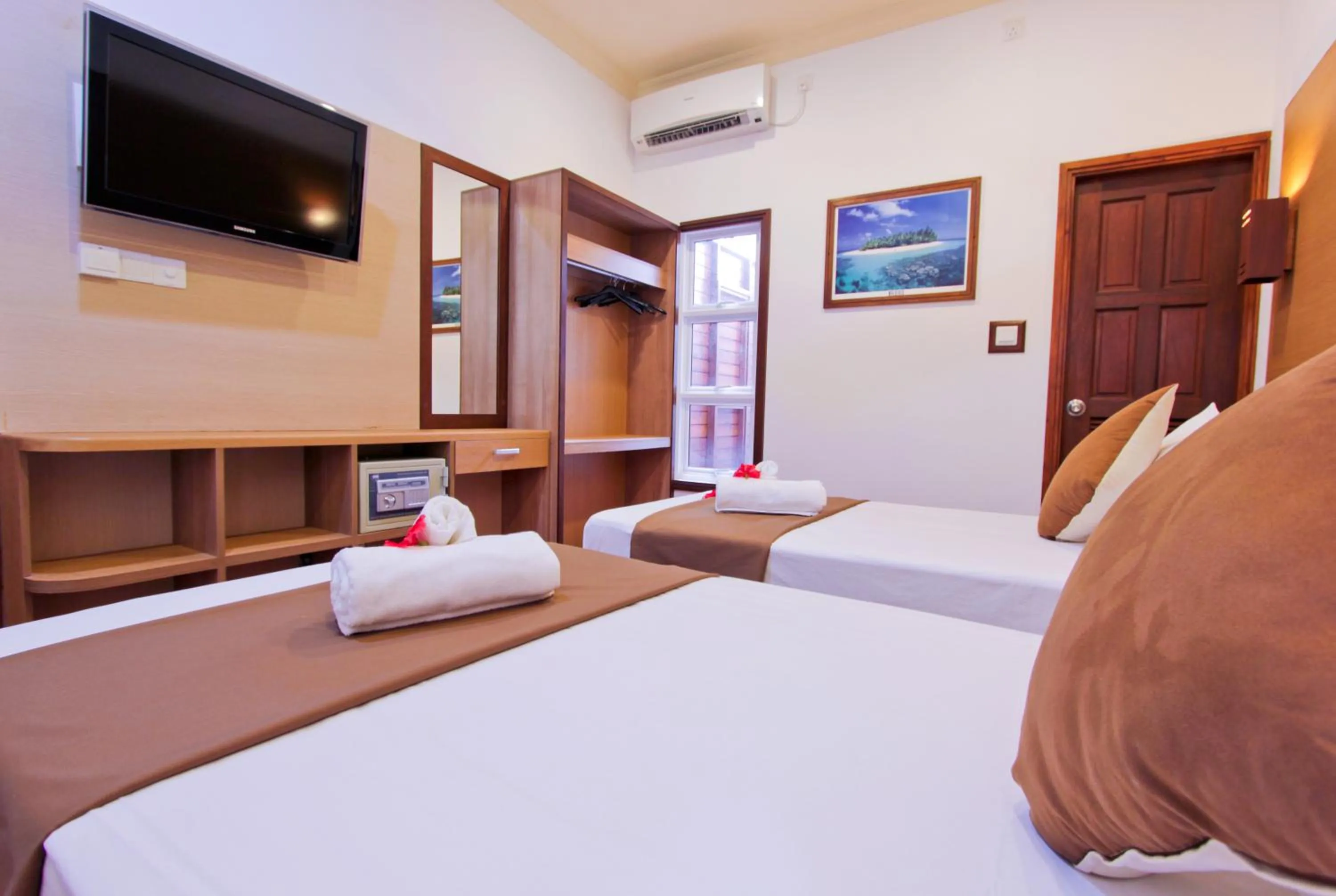 Bed in Beach Cottage