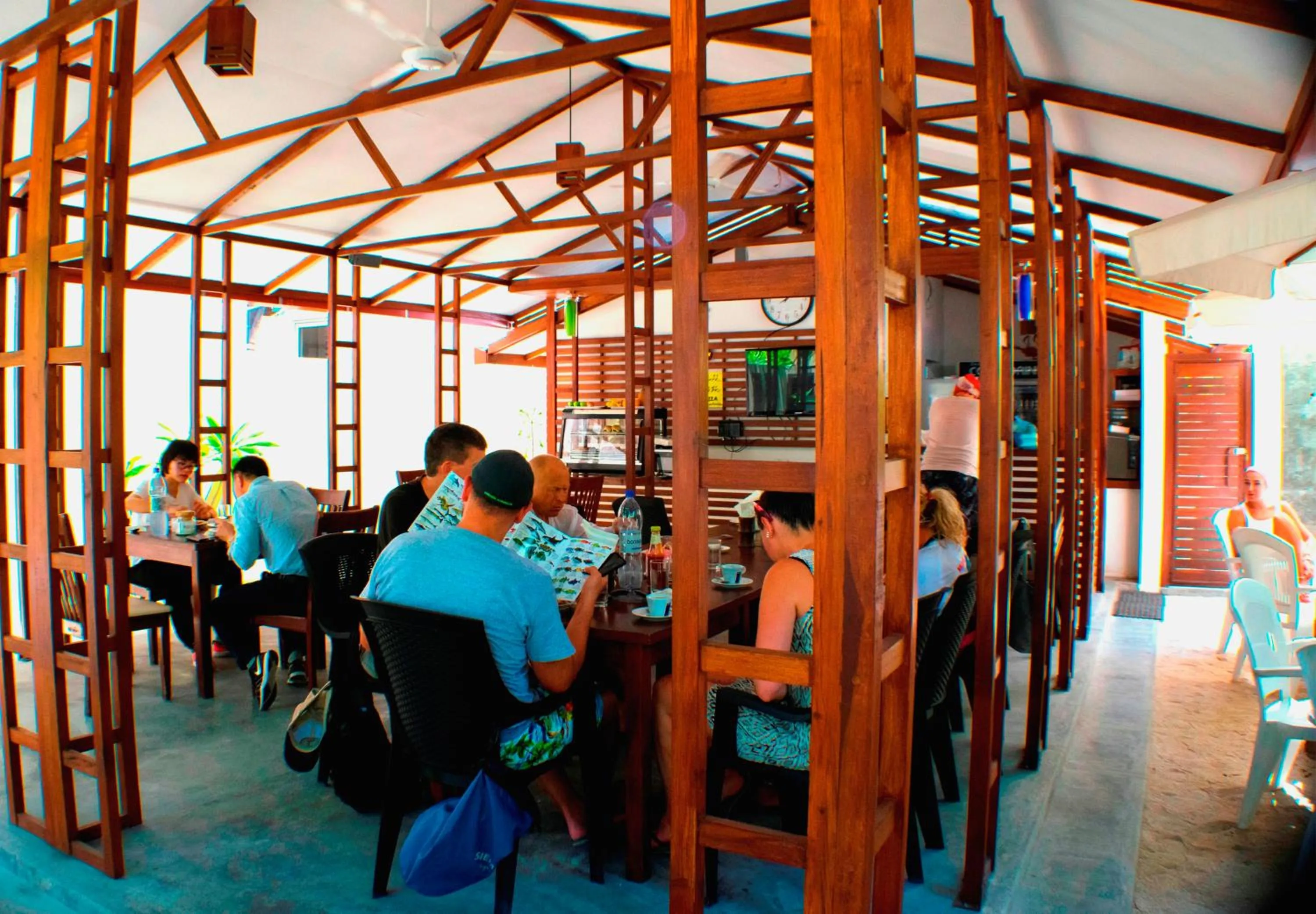 American breakfast in Beach Cottage