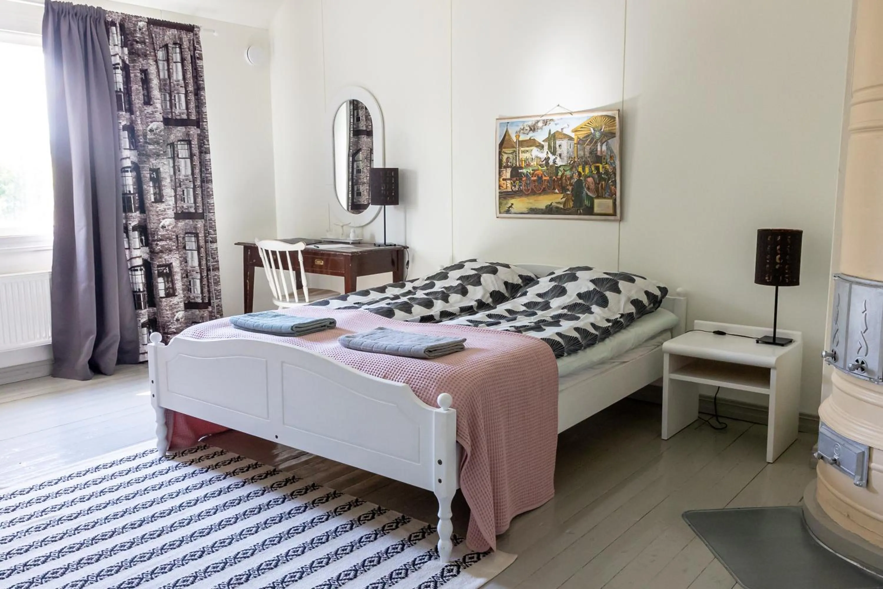 Bed in Villa Korkatti