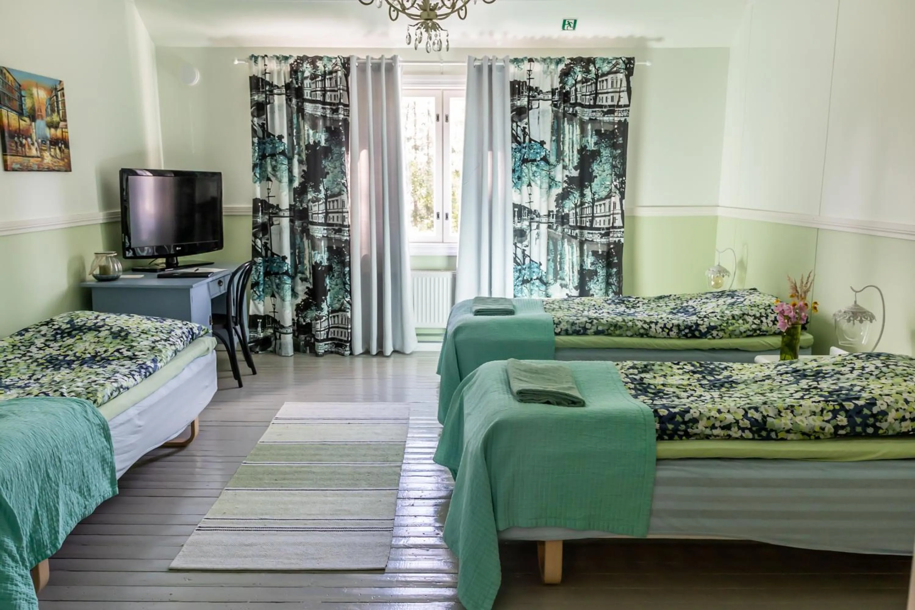 Bedroom, Bed in Villa Korkatti