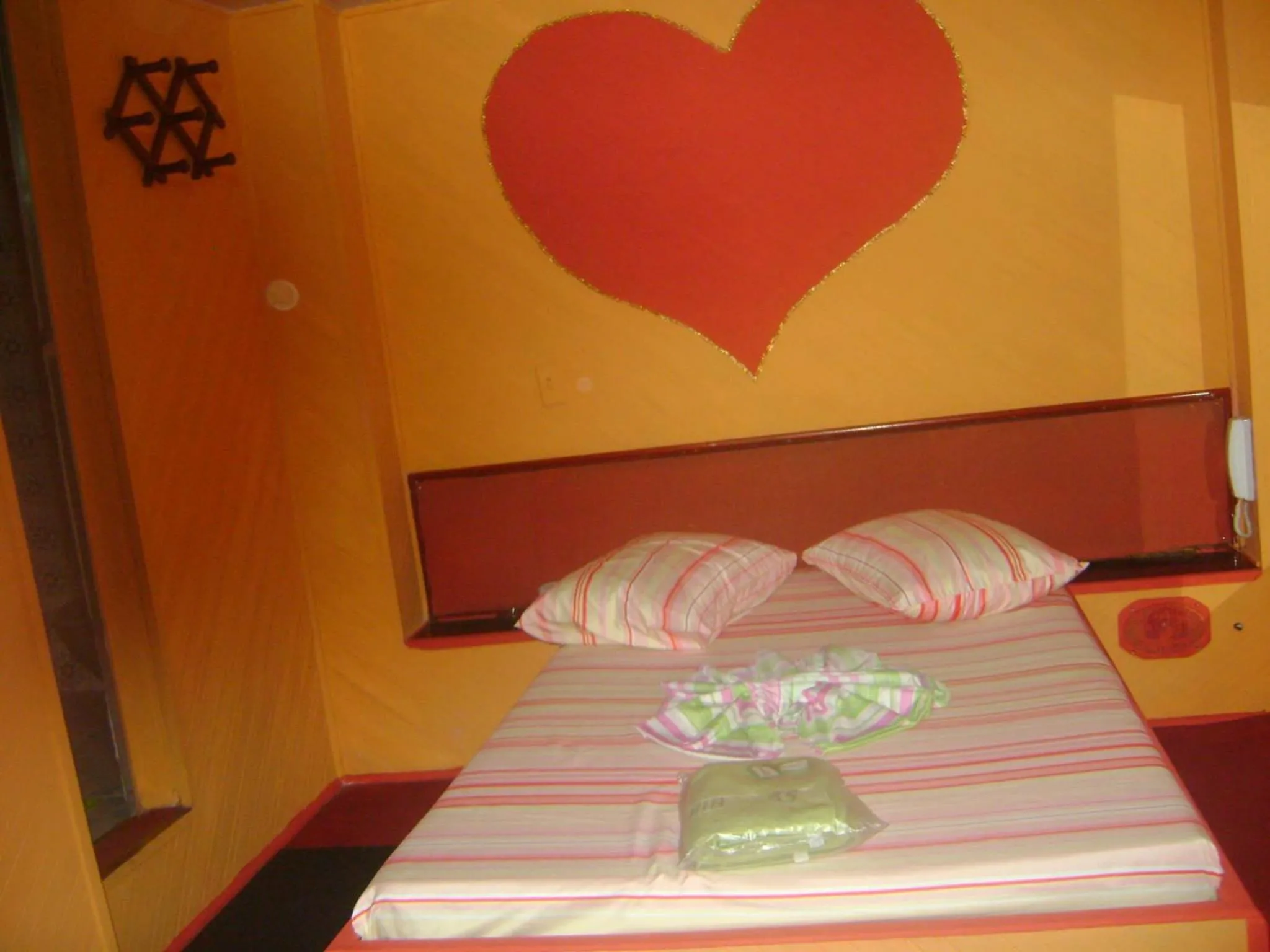 Bed in Hospedaria Nossa Senhora da Glória