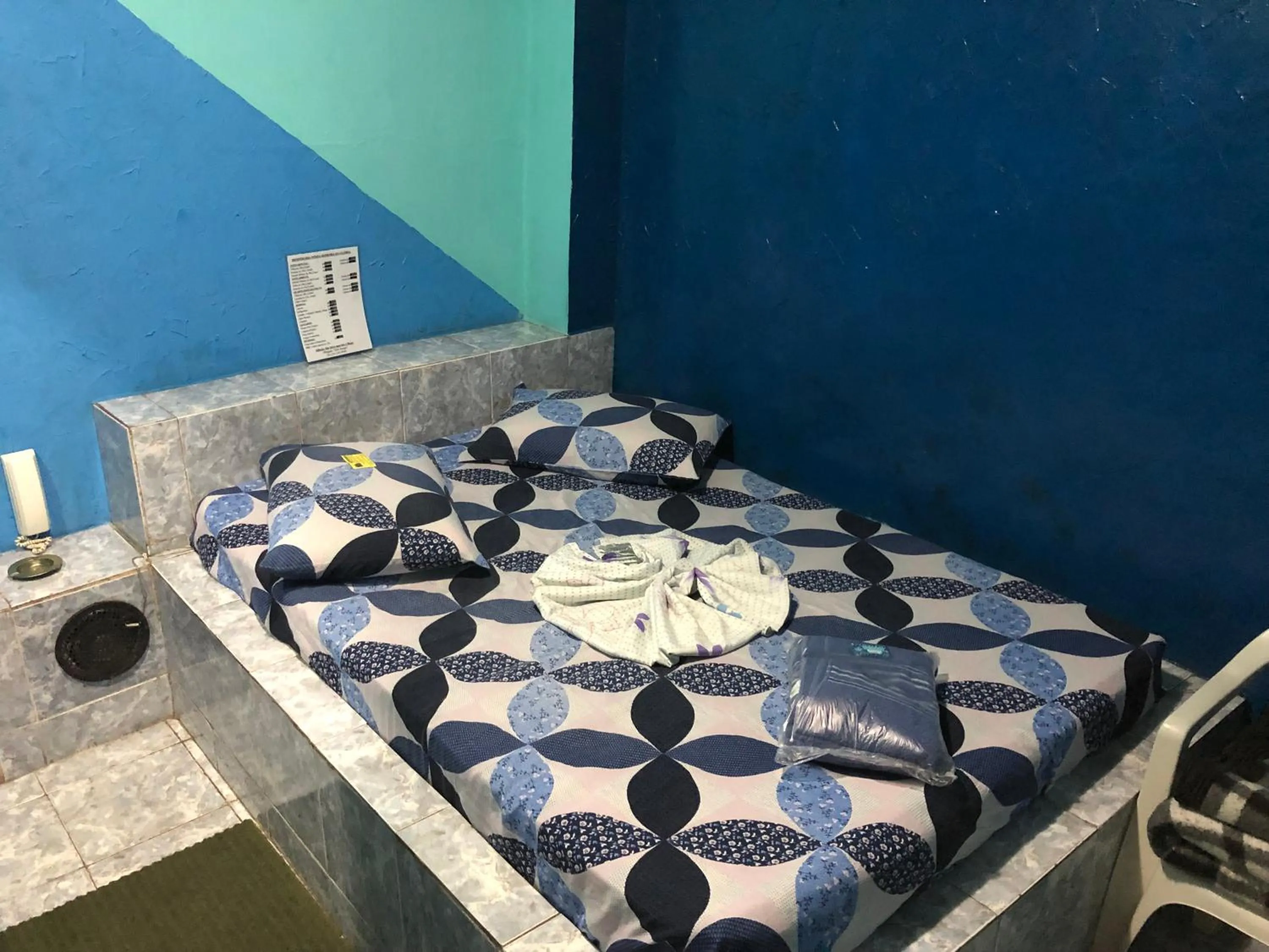 Bed in Hospedaria Nossa Senhora da Glória