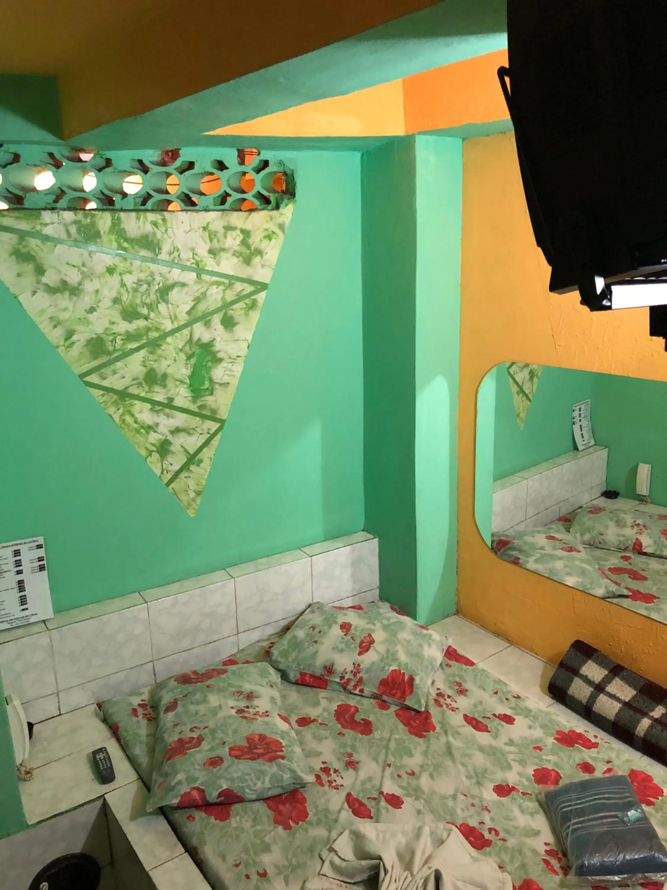 Bed in Hospedaria Nossa Senhora da Glória