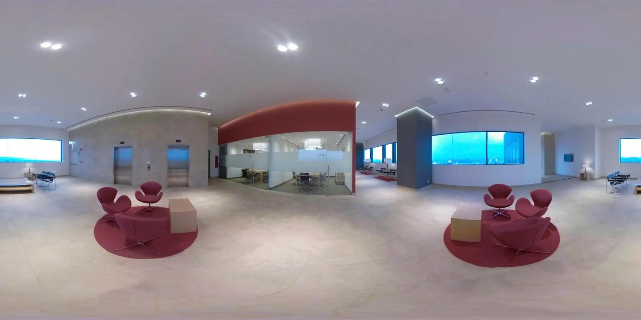 Lobby or reception in Fiesta Inn Parque Puebla