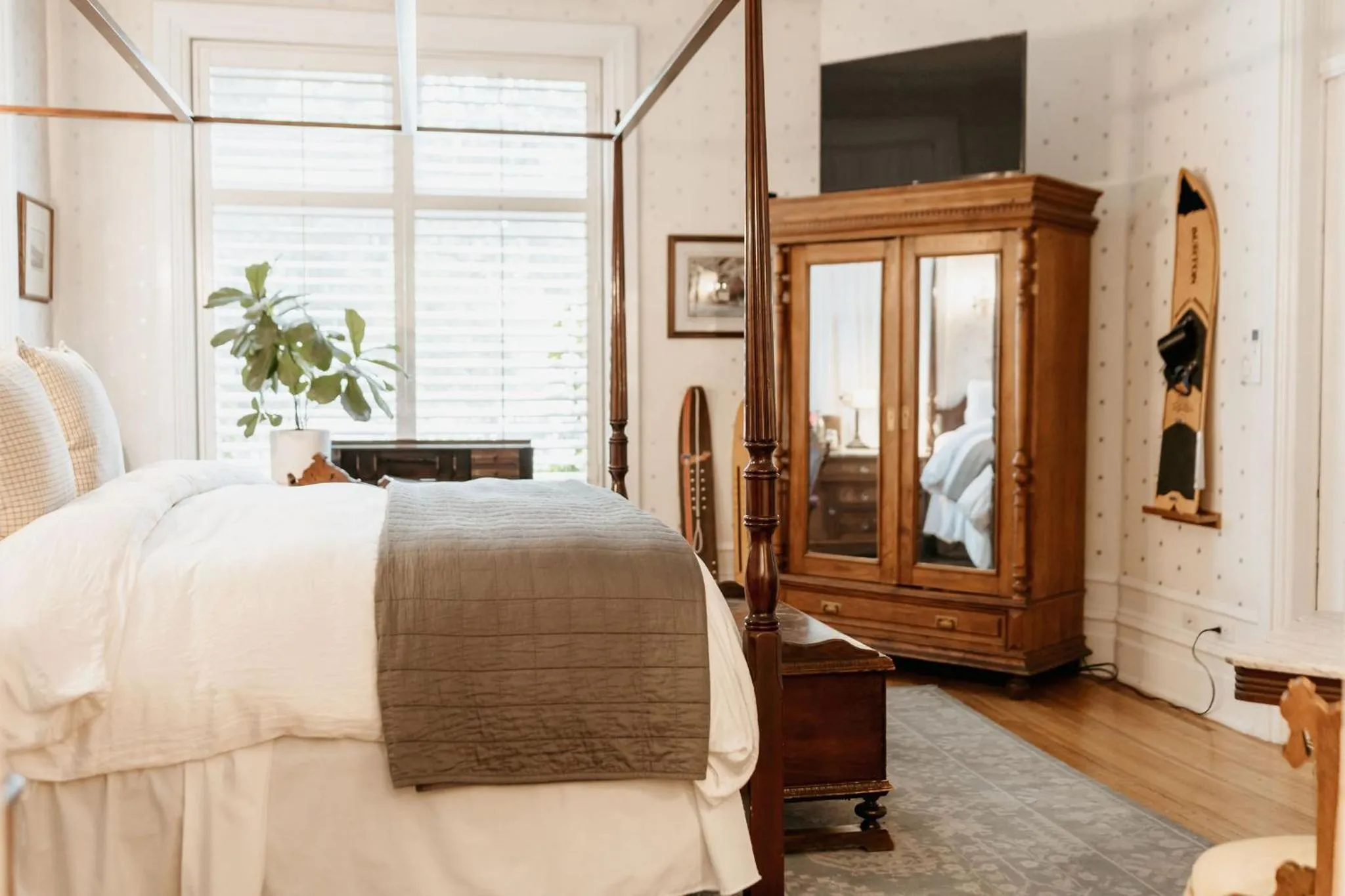 Bed in Ellerbeck Bed & Breakfast