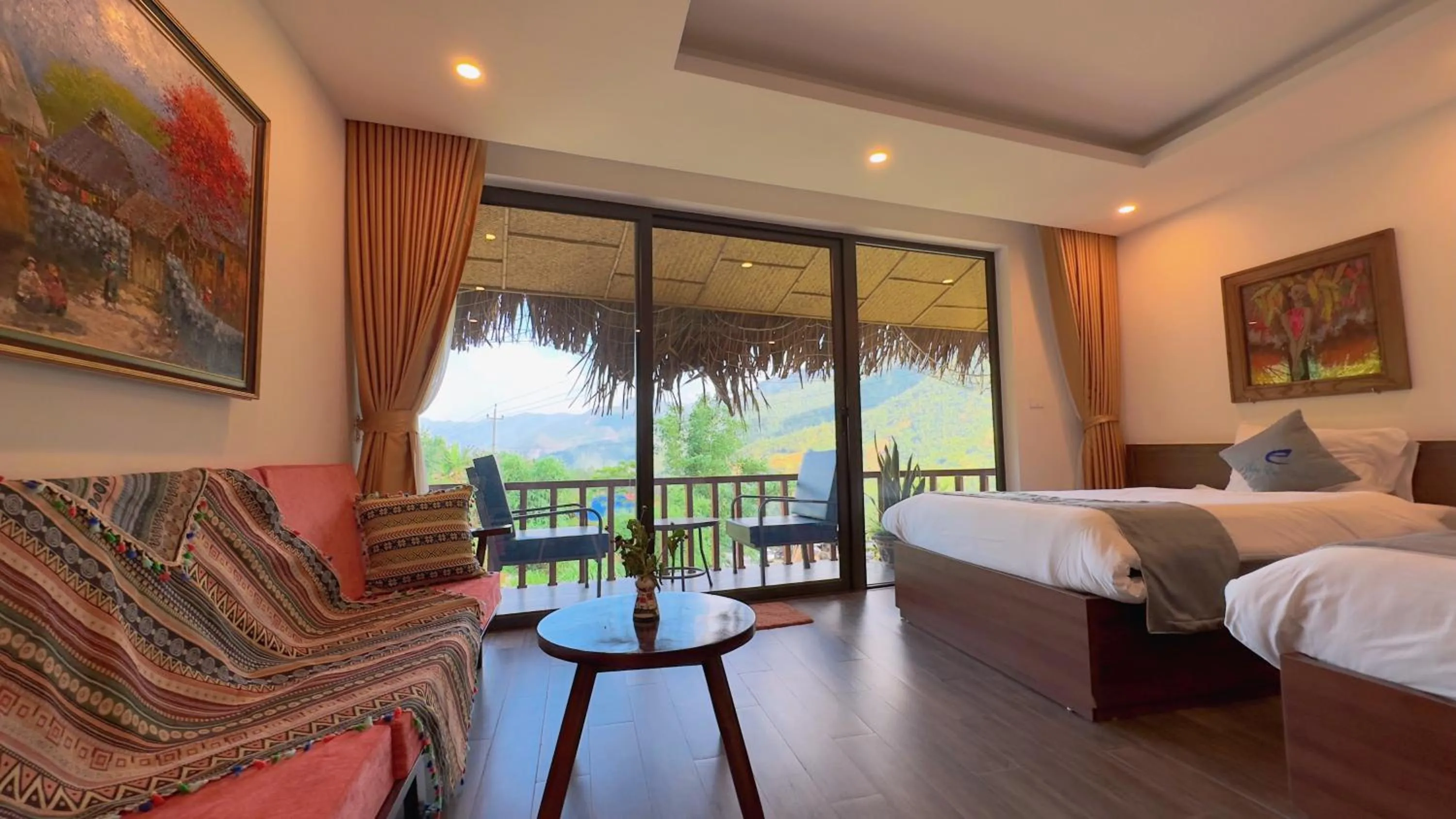 Bedroom, Bed in Sapa Eco Villas & Spa