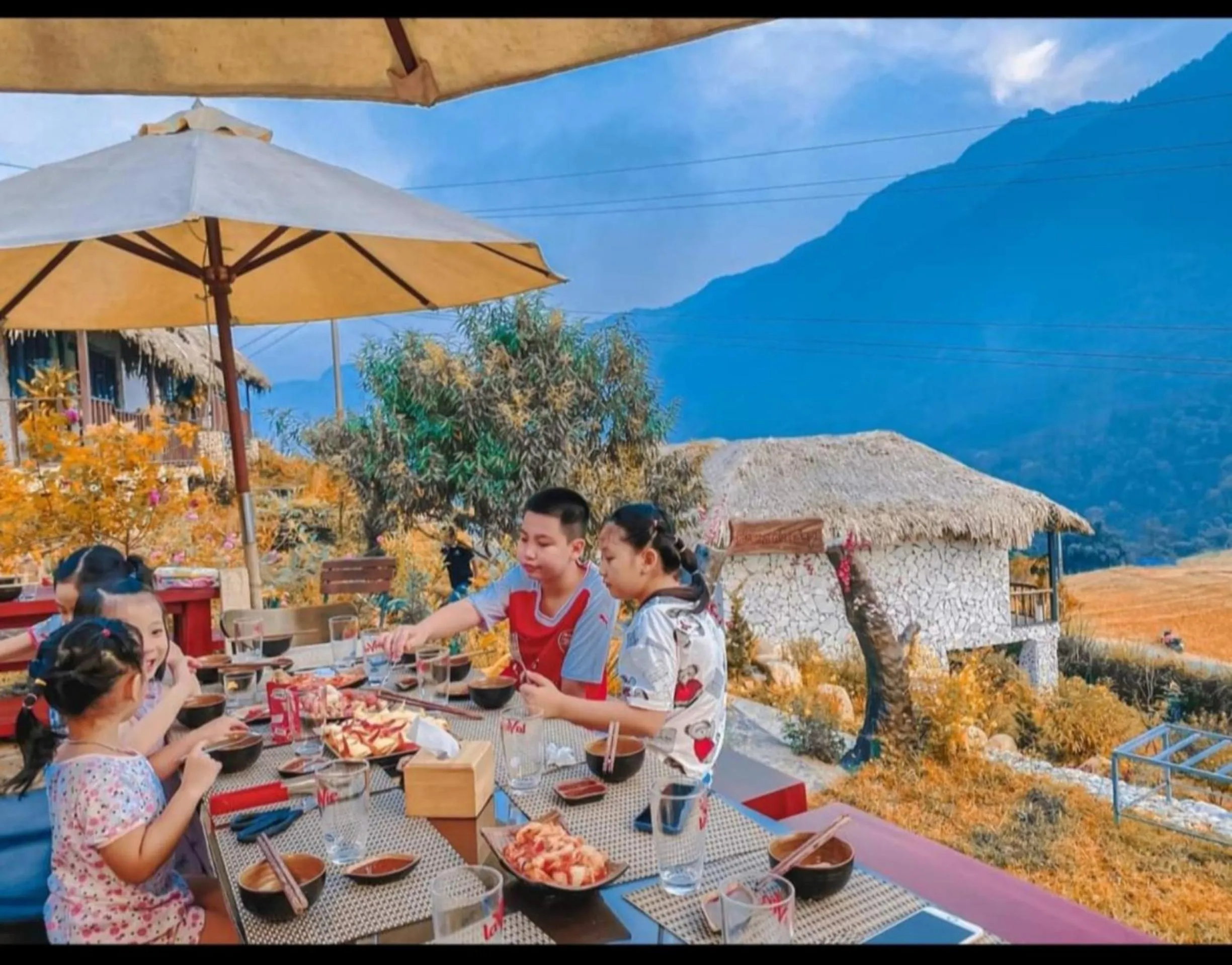 BBQ facilities in Sapa Eco Villas & Spa