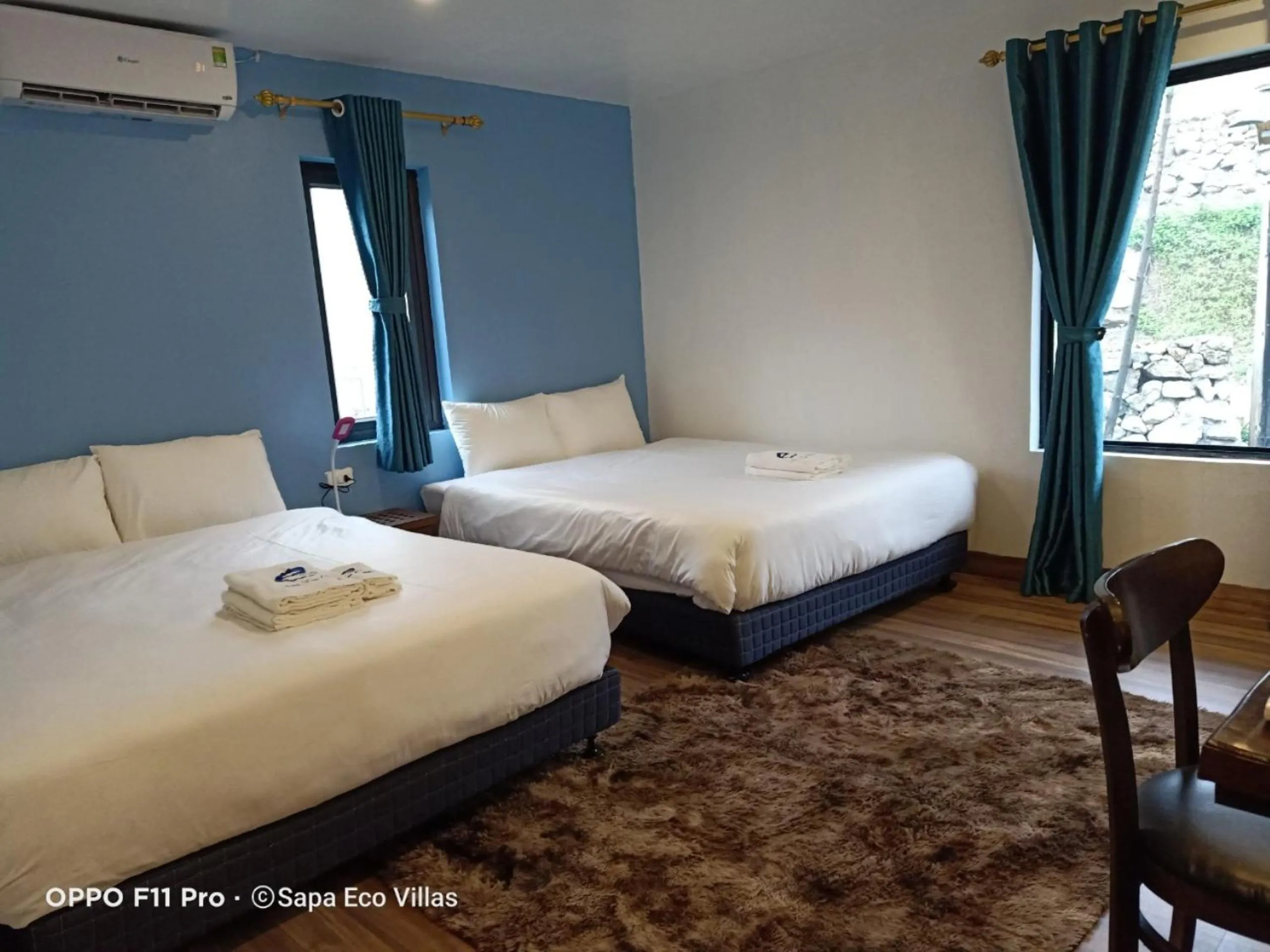 Bed in Sapa Eco Villas & Spa