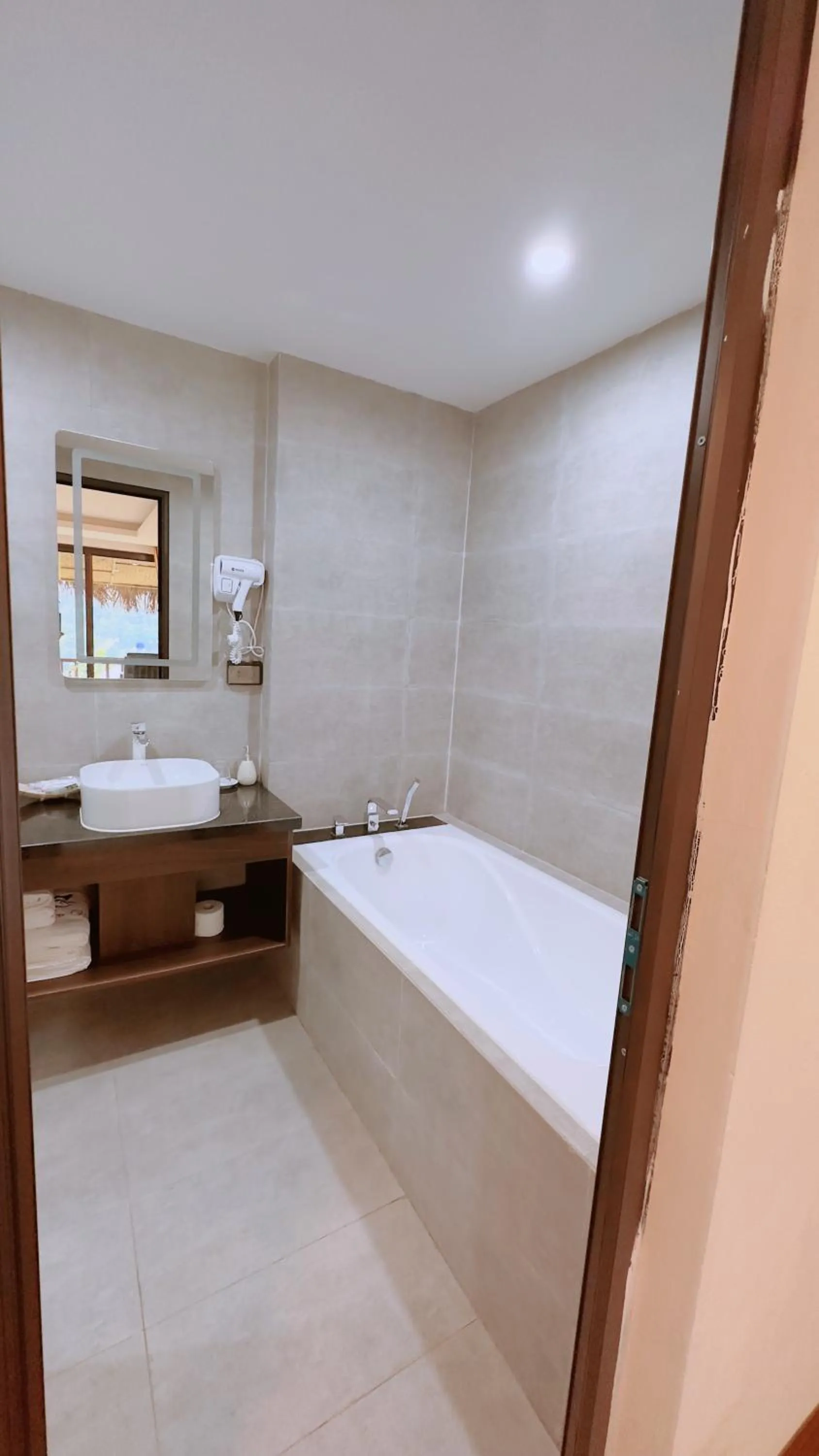 Bathroom, Bed in Sapa Eco Villas & Spa