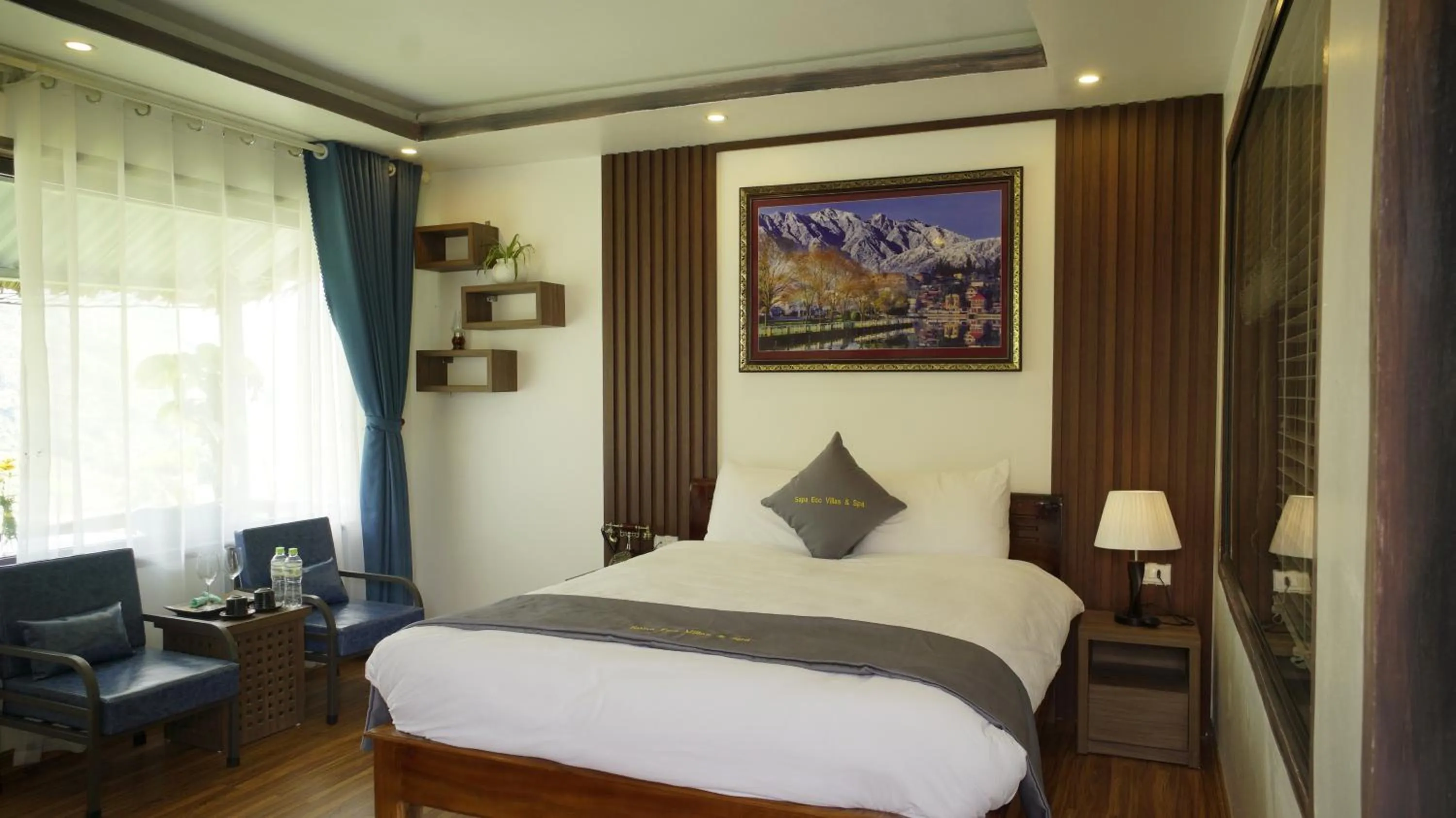 Photo of the whole room, Bed in Sapa Eco Villas & Spa