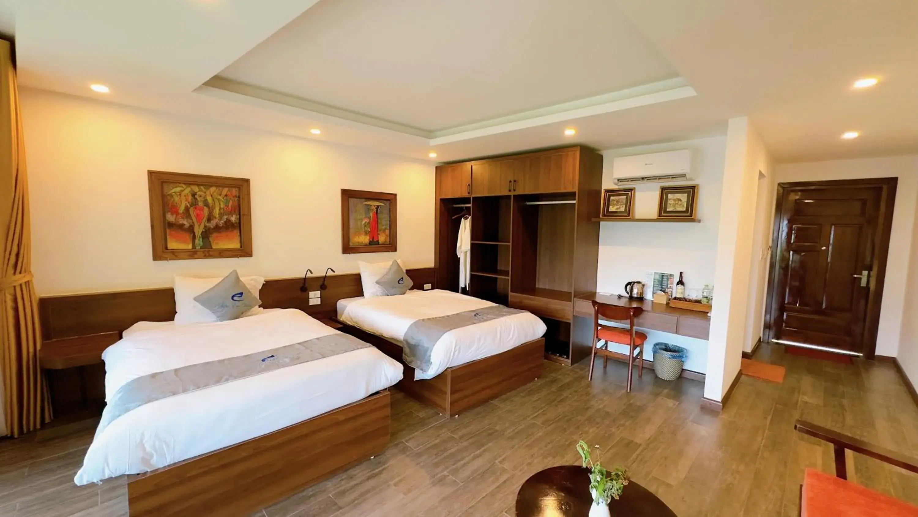 Twin Room with Mountain View in Sapa Eco Villas & Spa Twin Room with Mountain View in Sapa Eco Villas & Spa