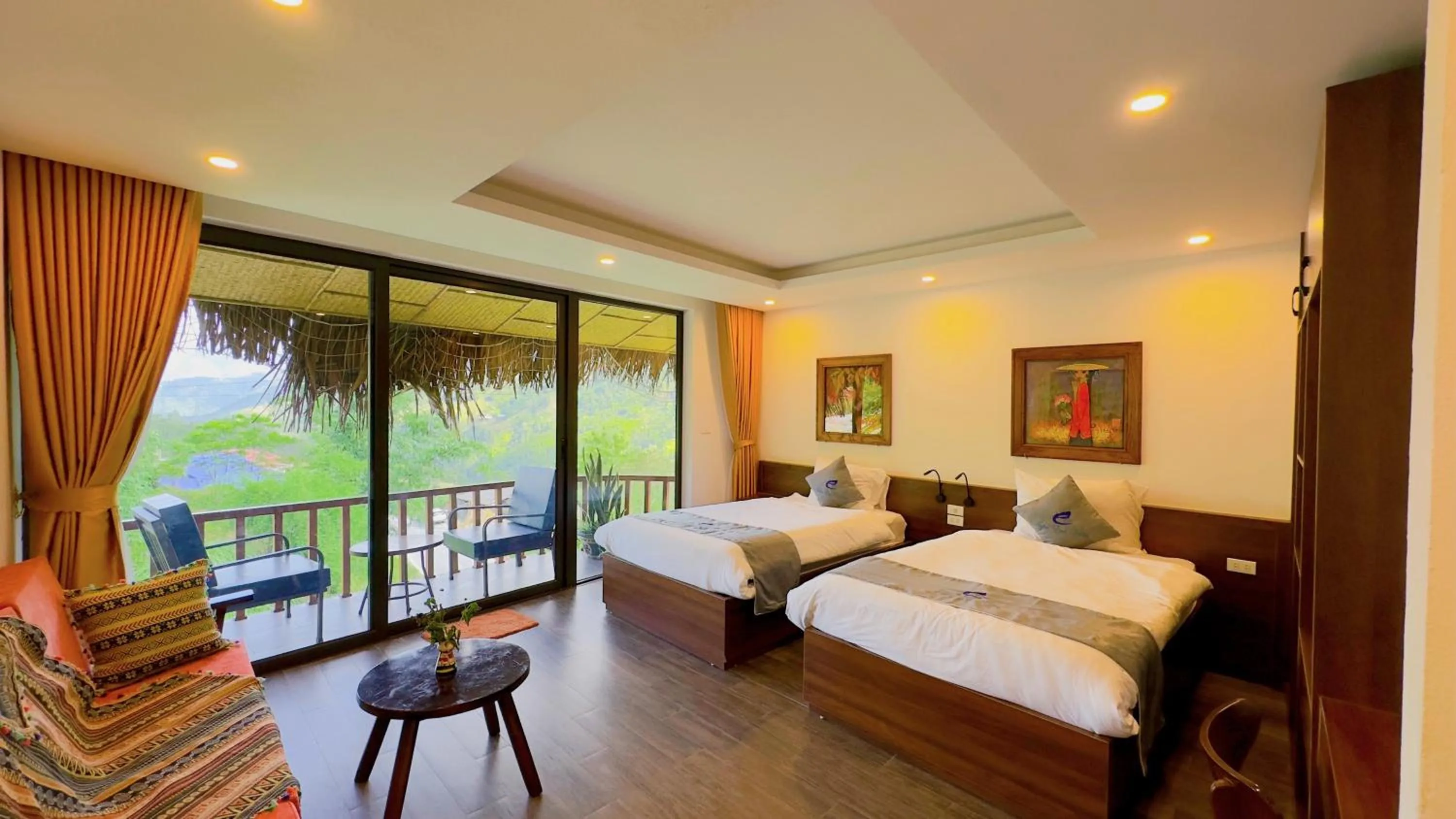 Bedroom, Bed in Sapa Eco Villas & Spa