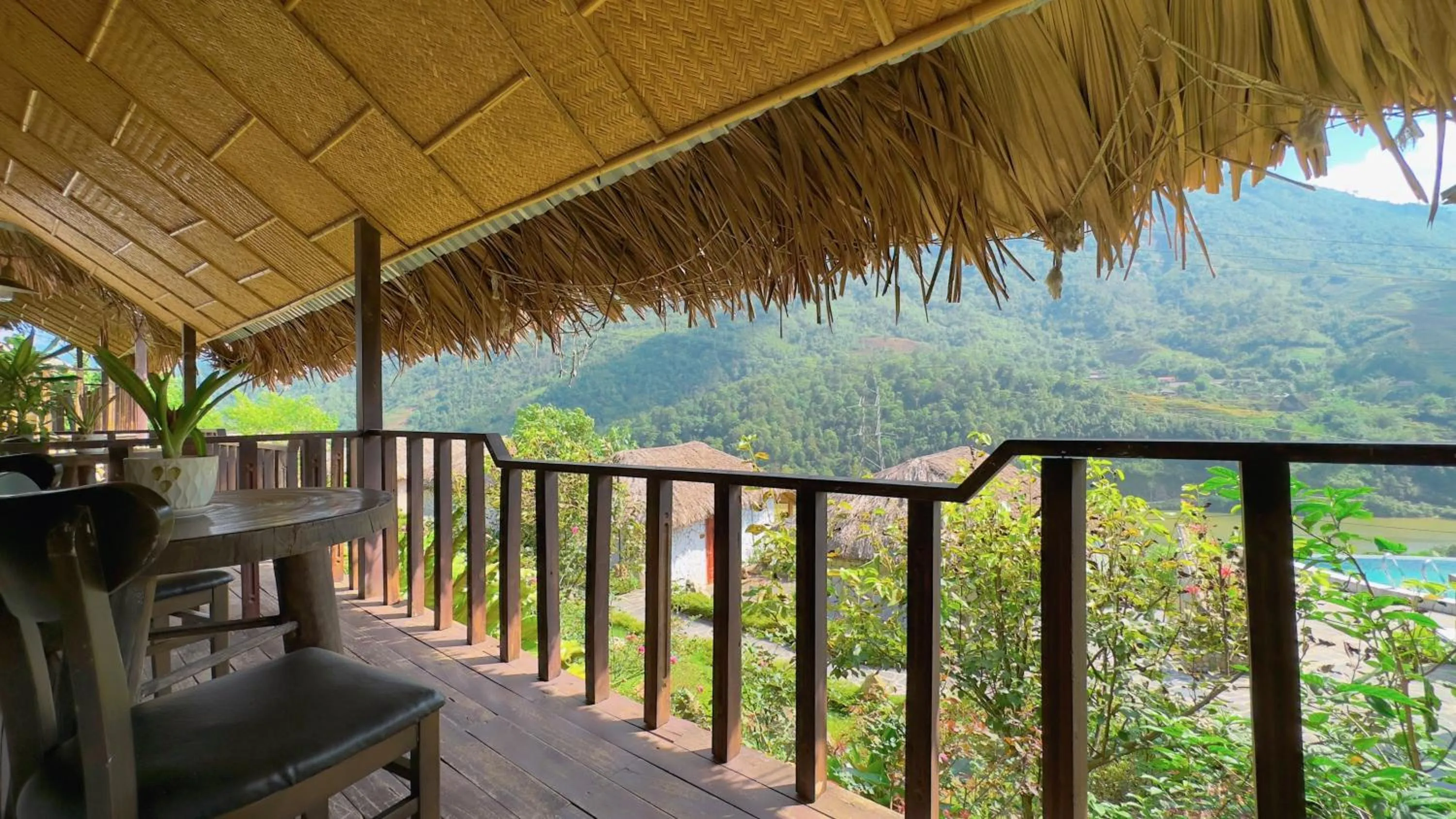Balcony/Terrace in Sapa Eco Villas & Spa