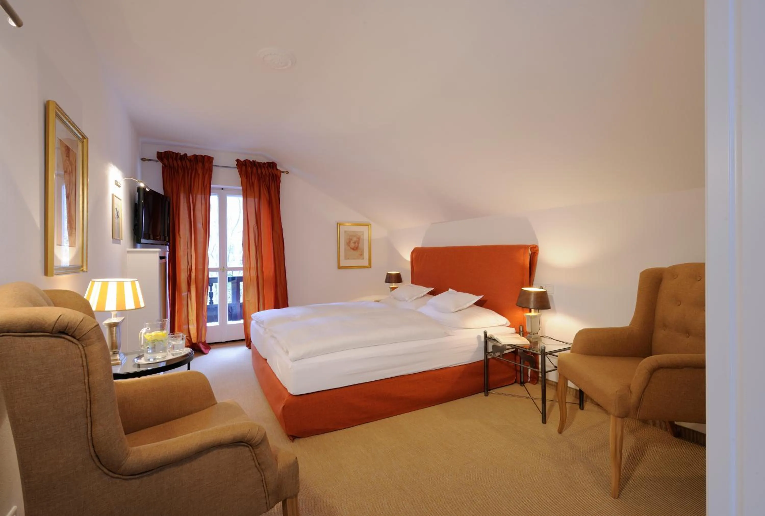 Bed in Boutique Hotel Relais Chalet Wilhelmy