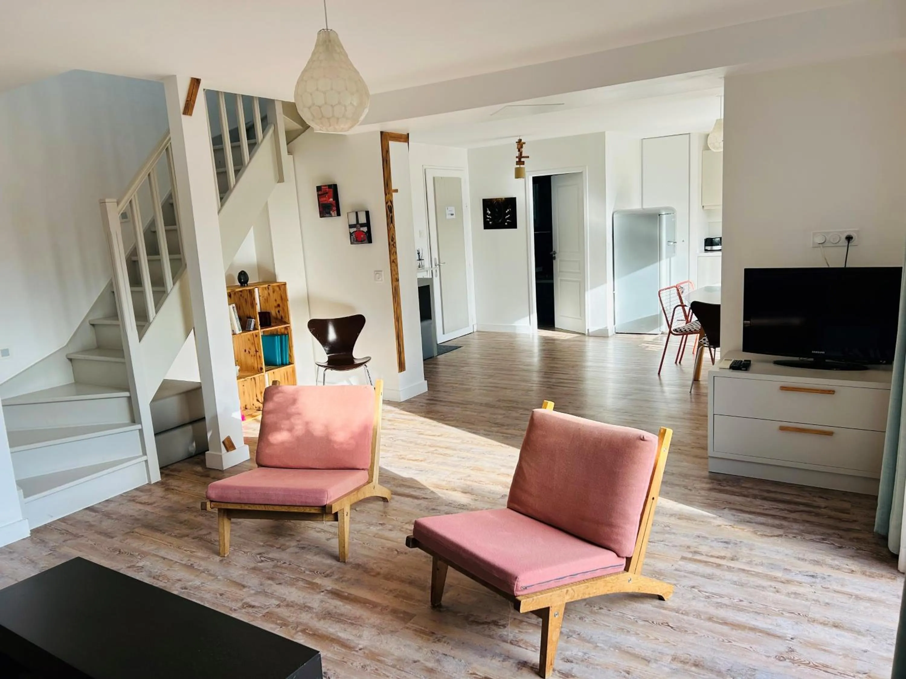 Living room in Côté Océan Resort