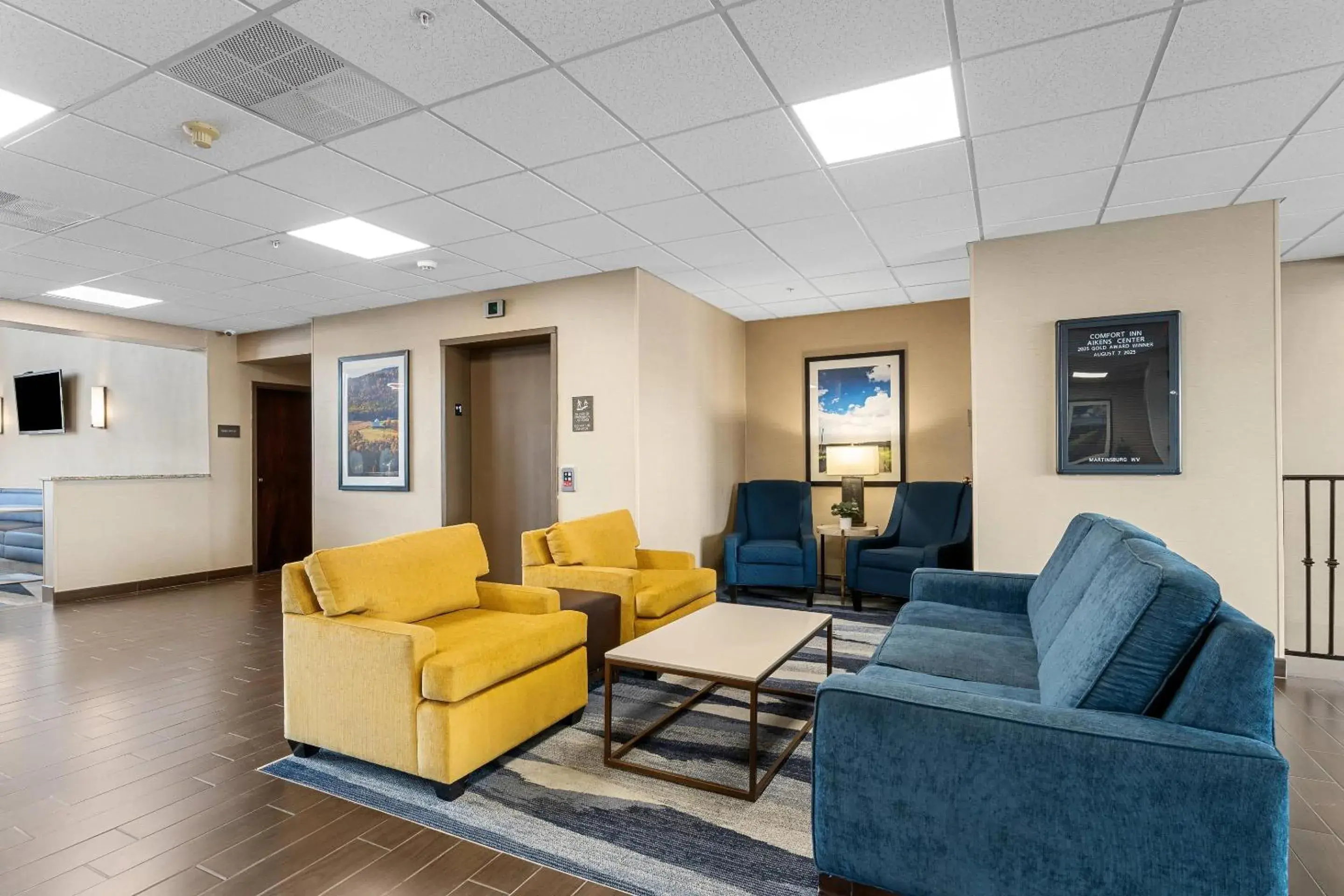 Lobby or reception in Comfort Inn Aikens Center Lobby or reception in Comfort Inn Aikens Center