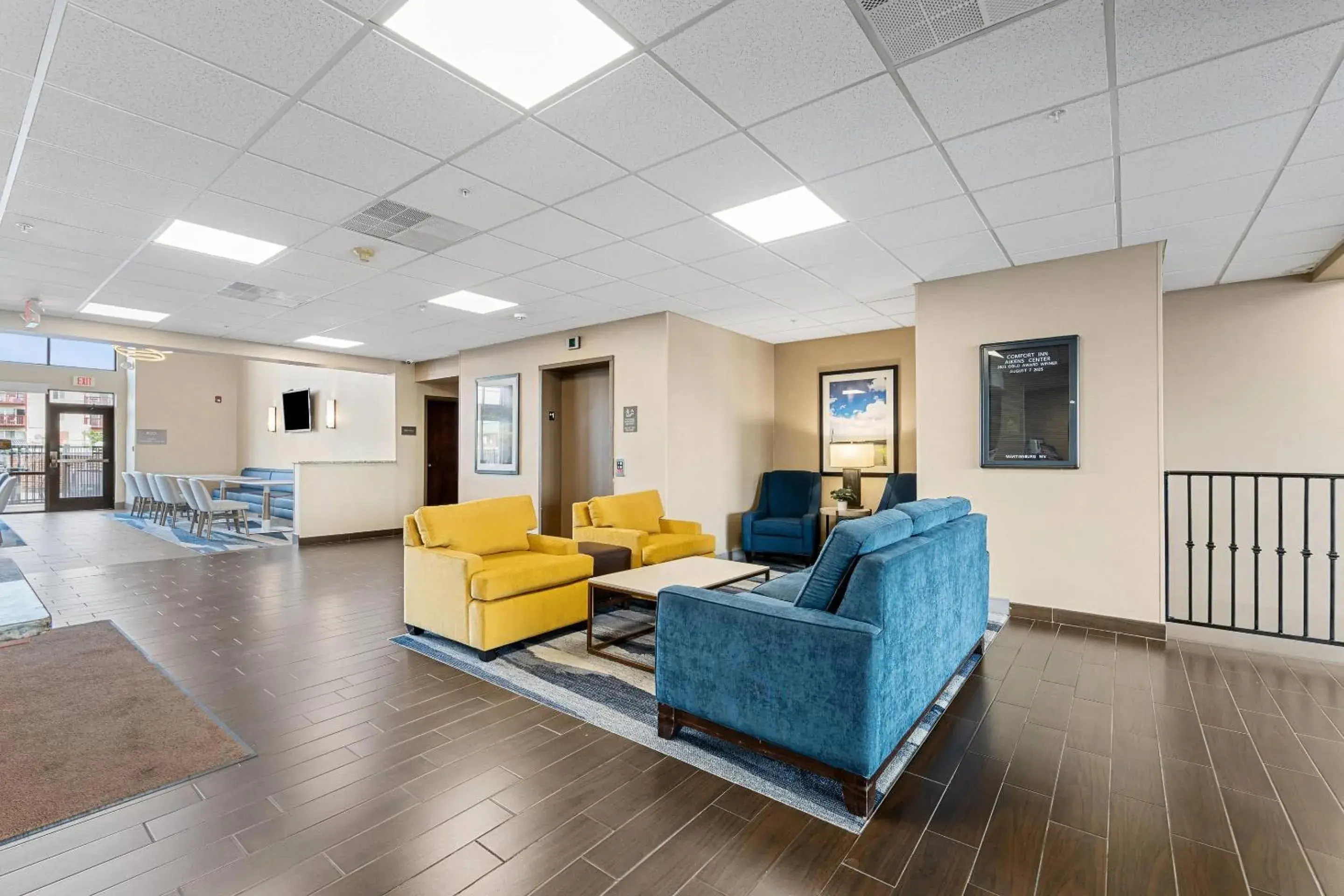 Lobby or reception in Comfort Inn Aikens Center Lobby or reception in Comfort Inn Aikens Center