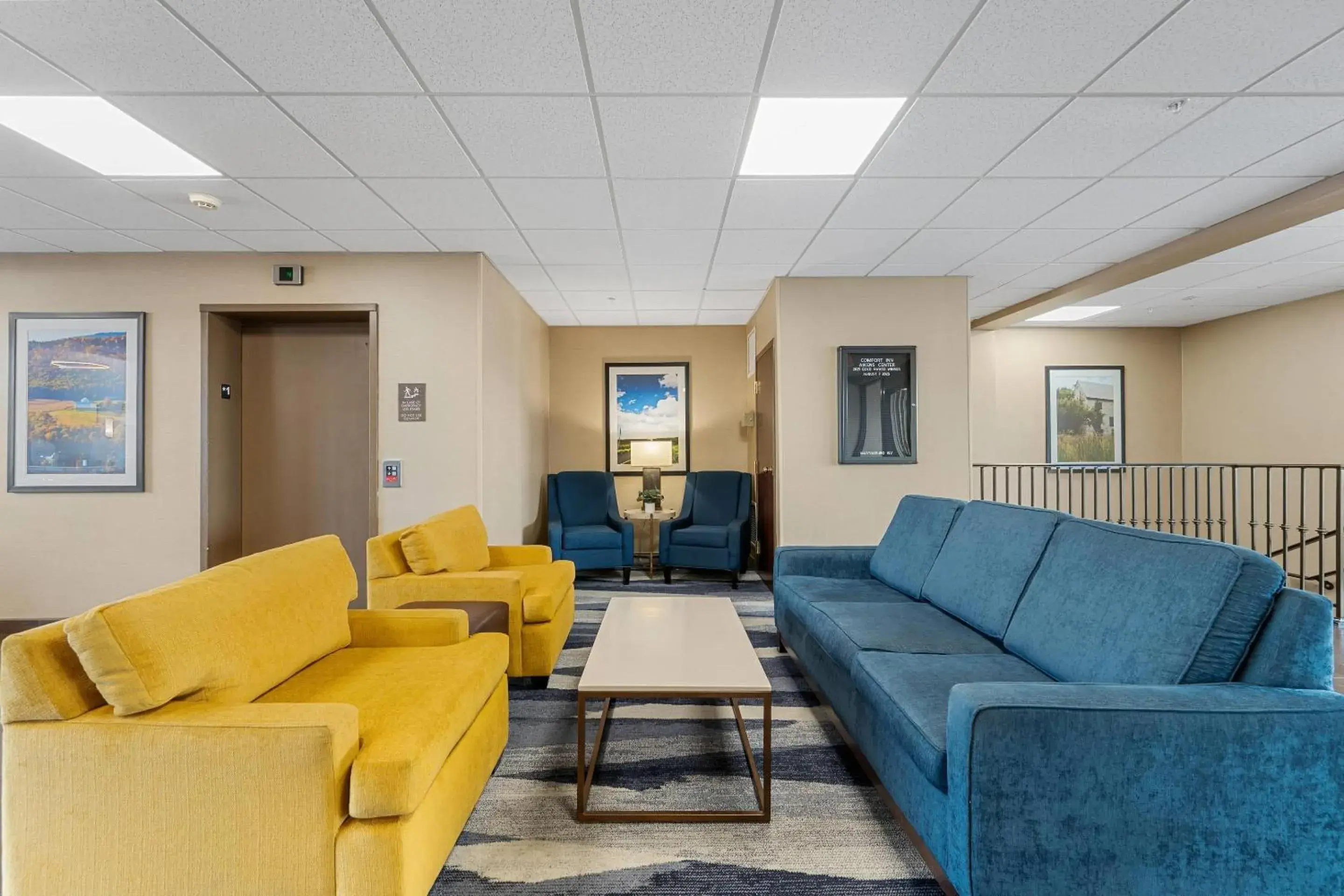 Lobby or reception in Comfort Inn Aikens Center Lobby or reception in Comfort Inn Aikens Center