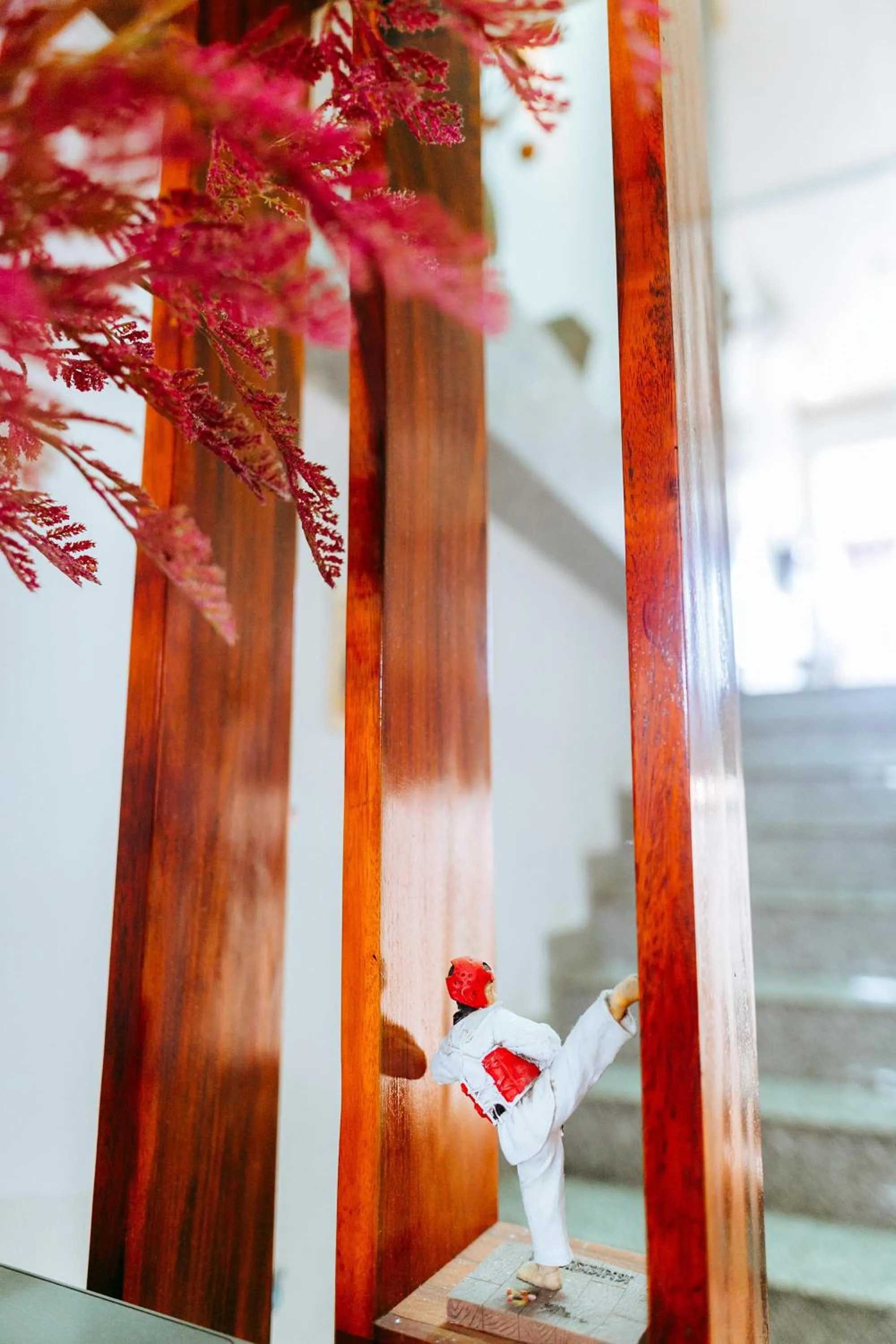 Decorative detail in Kota's House Homestay