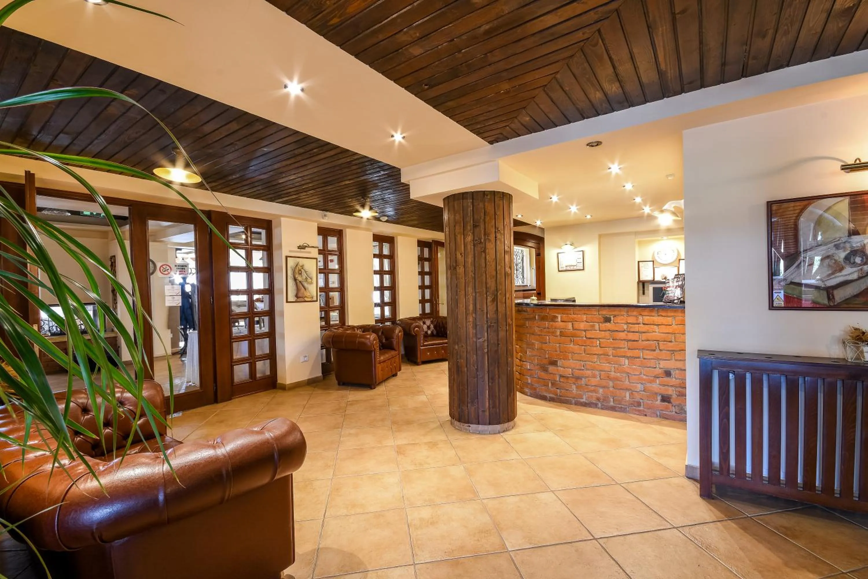Lobby or reception in Pensiunea Casa Nostalgia