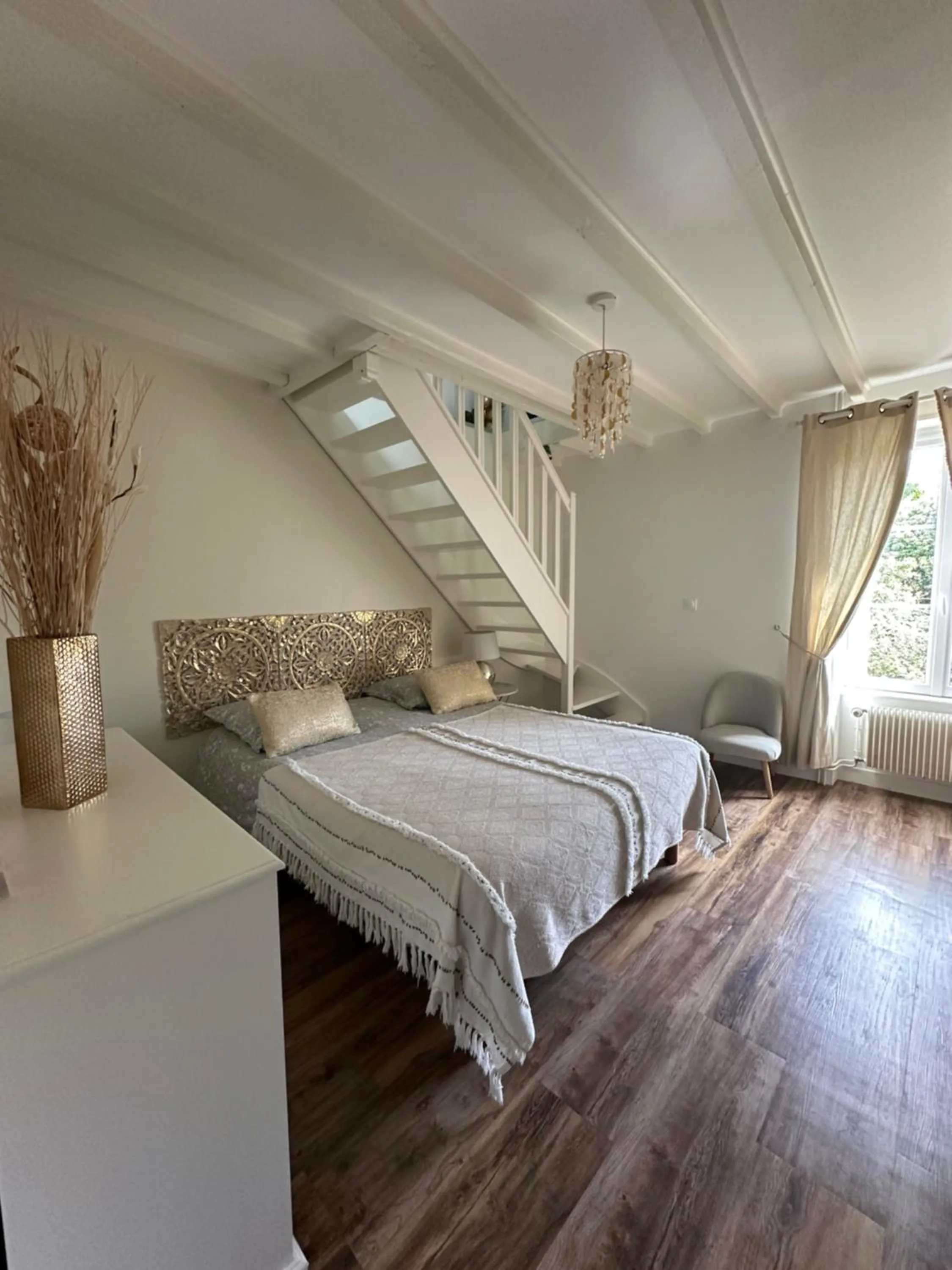 Bed in Chambres d'Hôtes Le Clos Tassin