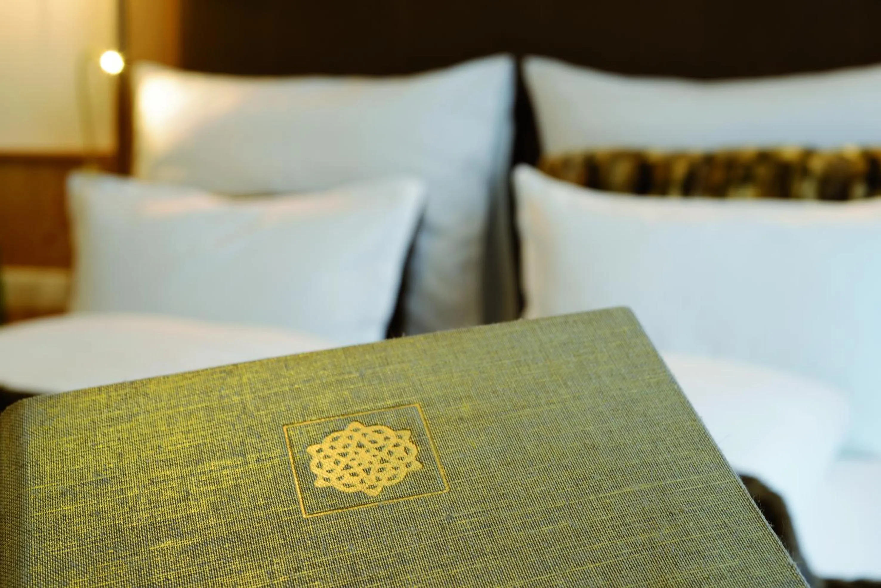 Decorative detail, Bed in Hotel Garni Urezza