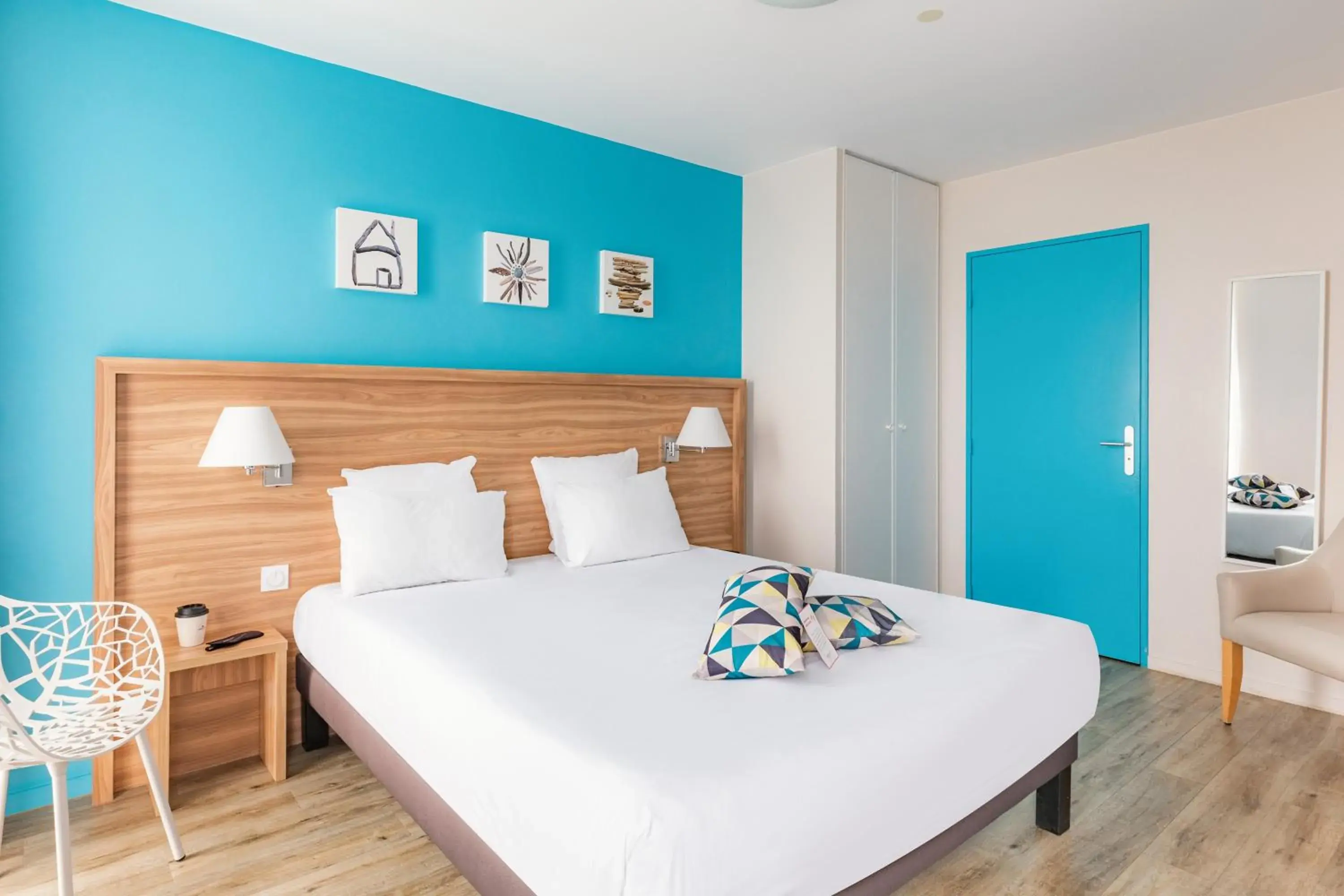 Bed in Appart’City Confort Vannes Bed in Appart’City Confort Vannes