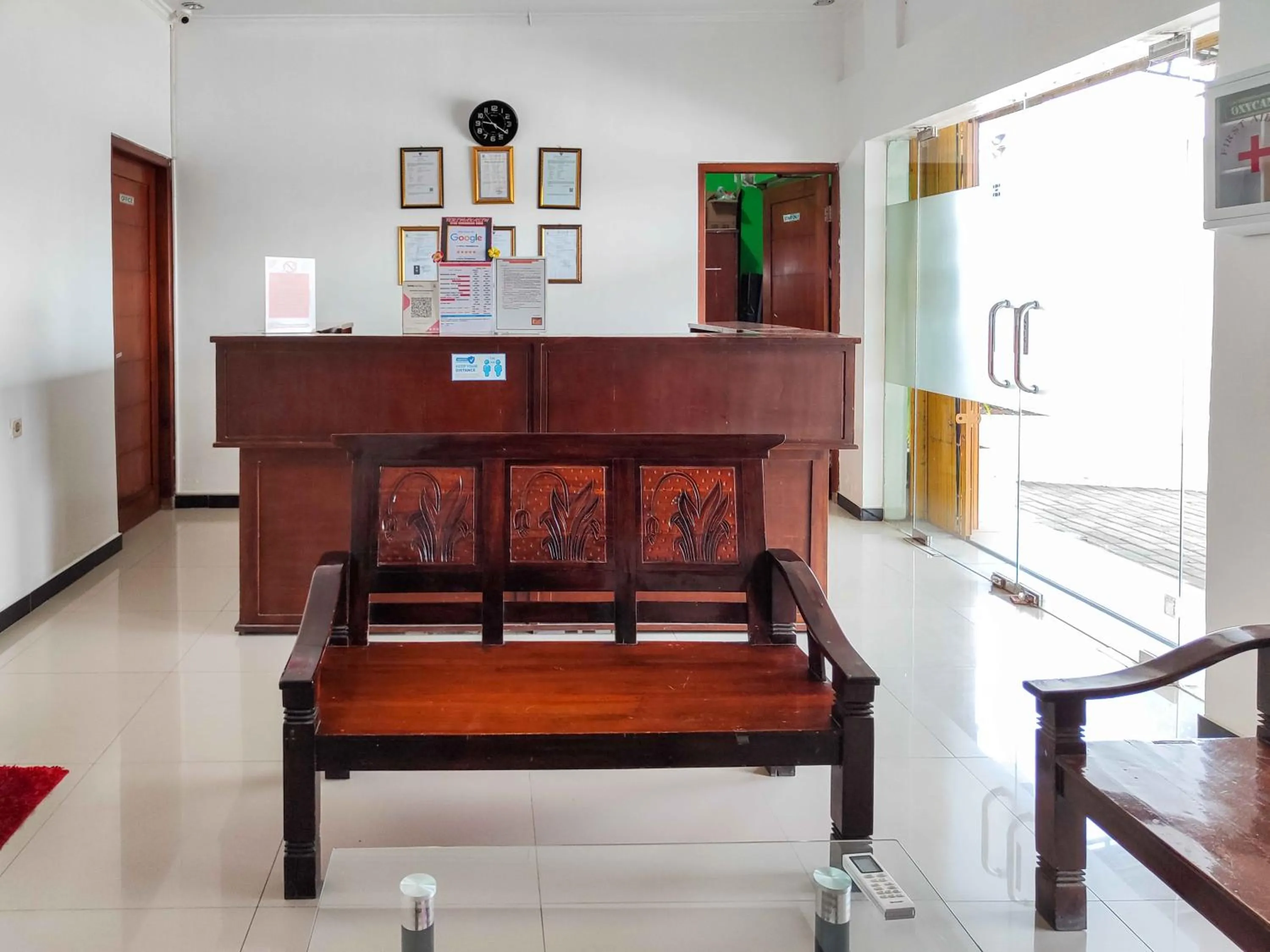 Lobby or reception in RedDoorz near Prambanan Temple