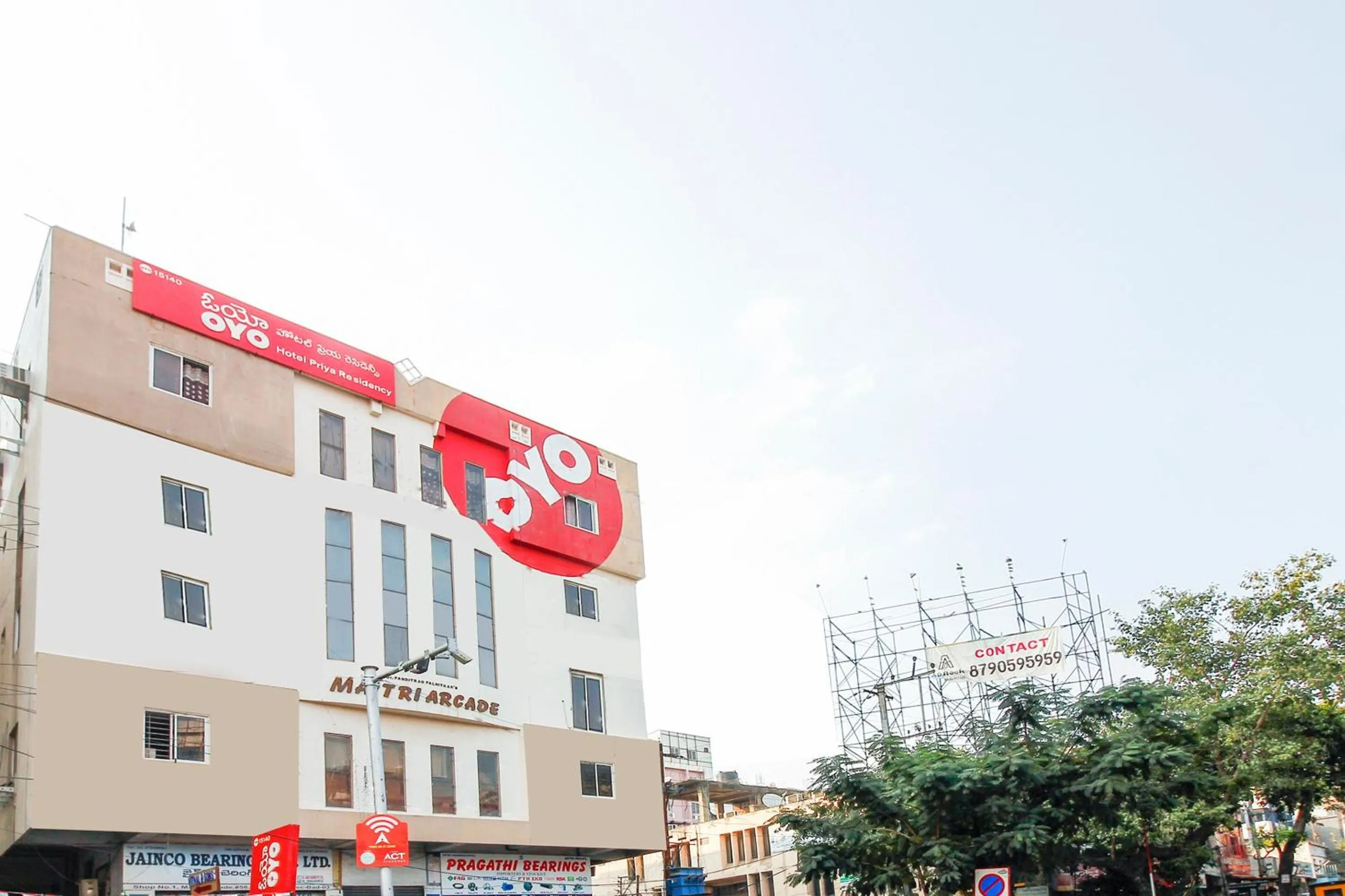 Facade/entrance in Hotel O Priya Residency
