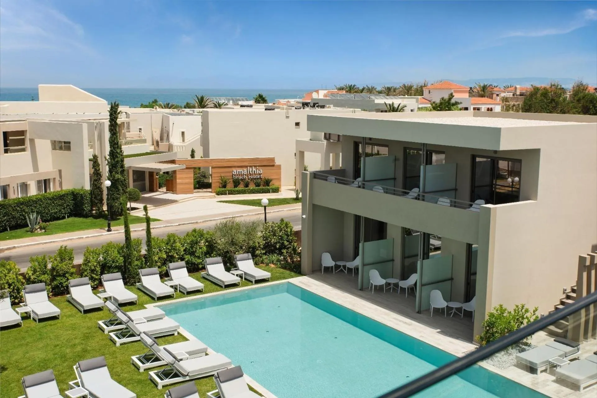 Property building in Atlantica Amalthia Beach Hotel - Adults Only