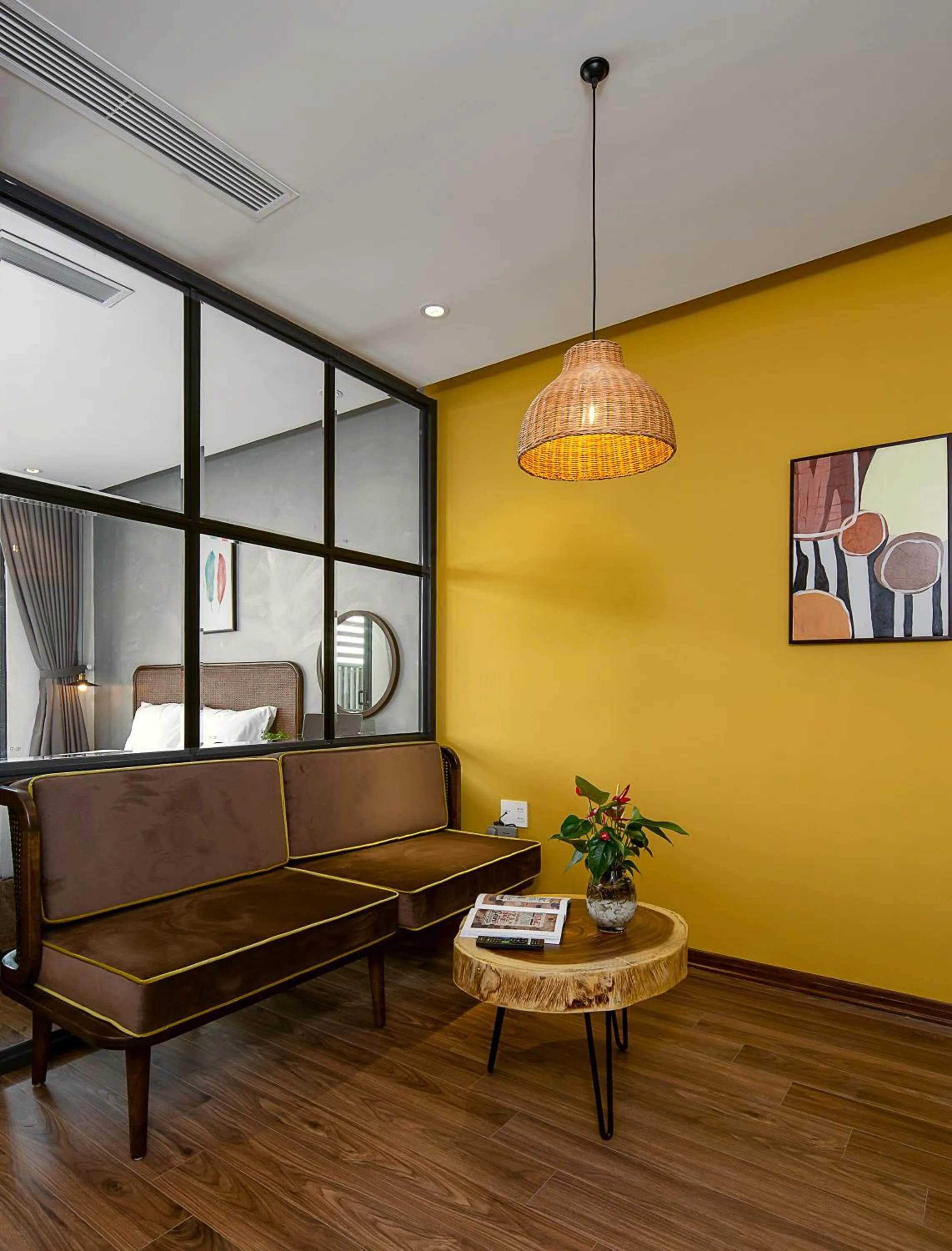 Living room in Tropical House Apartment Da Nang