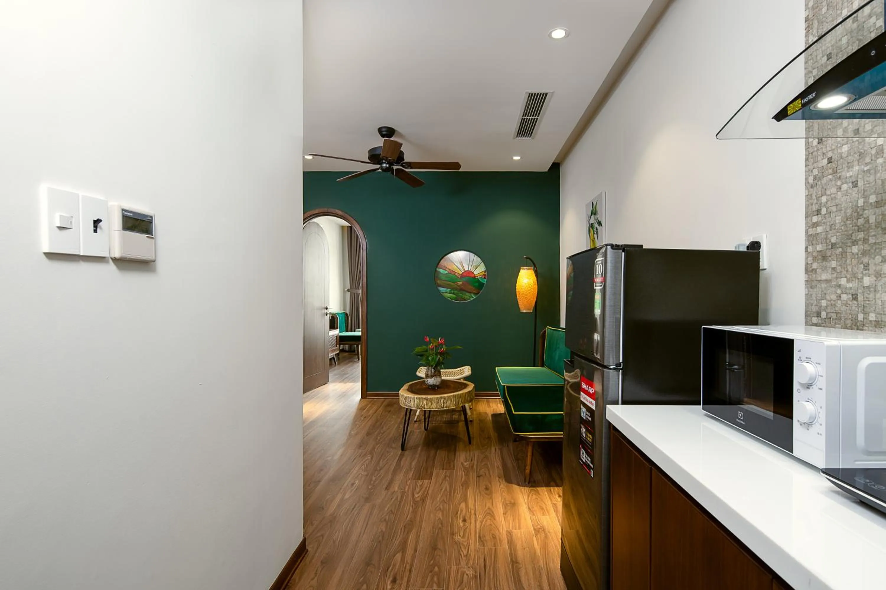 Living room in Tropical House Apartment Da Nang