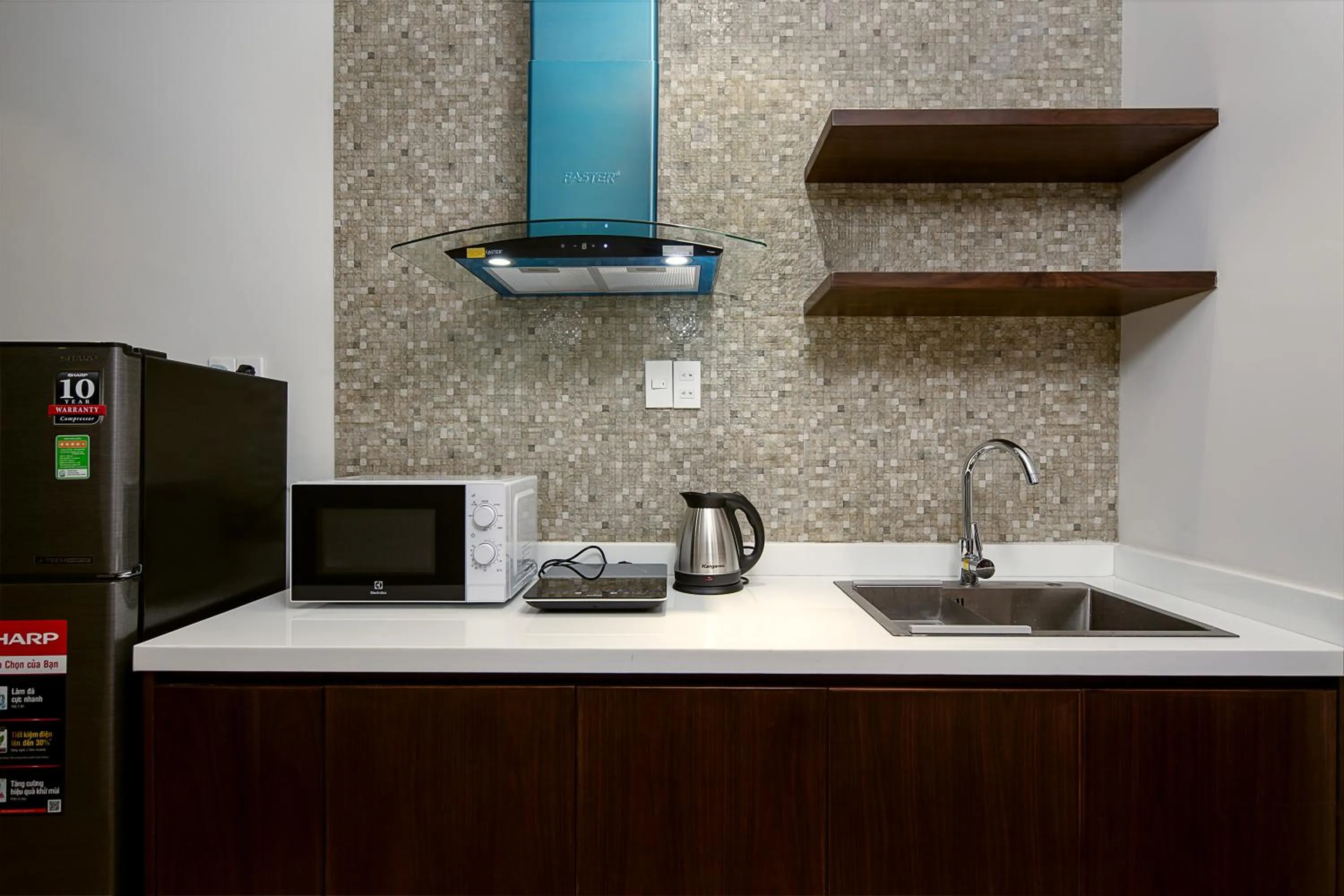 Kitchen or kitchenette in Tropical House Apartment Da Nang