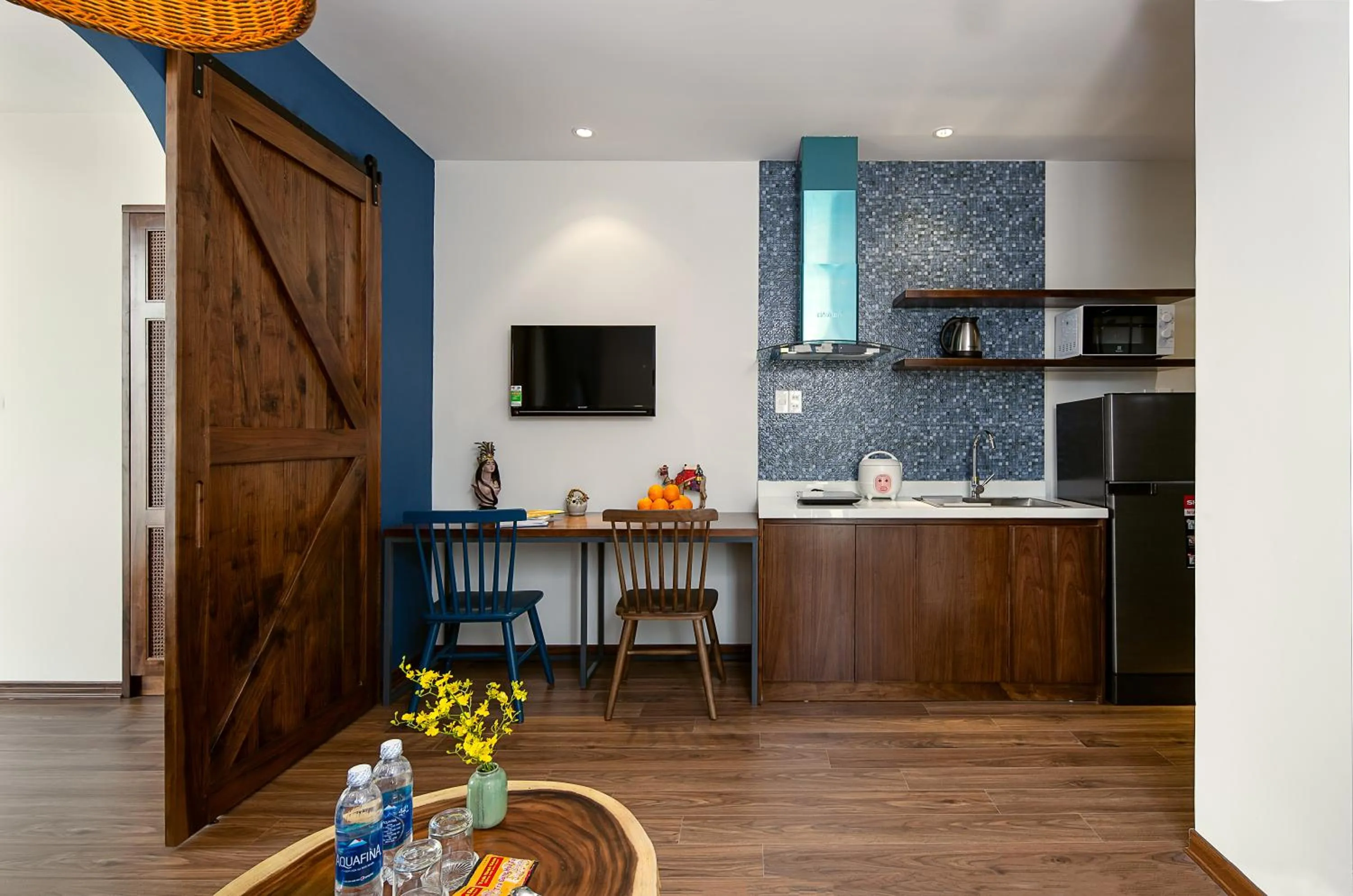 TV and multimedia in Tropical House Apartment Da Nang