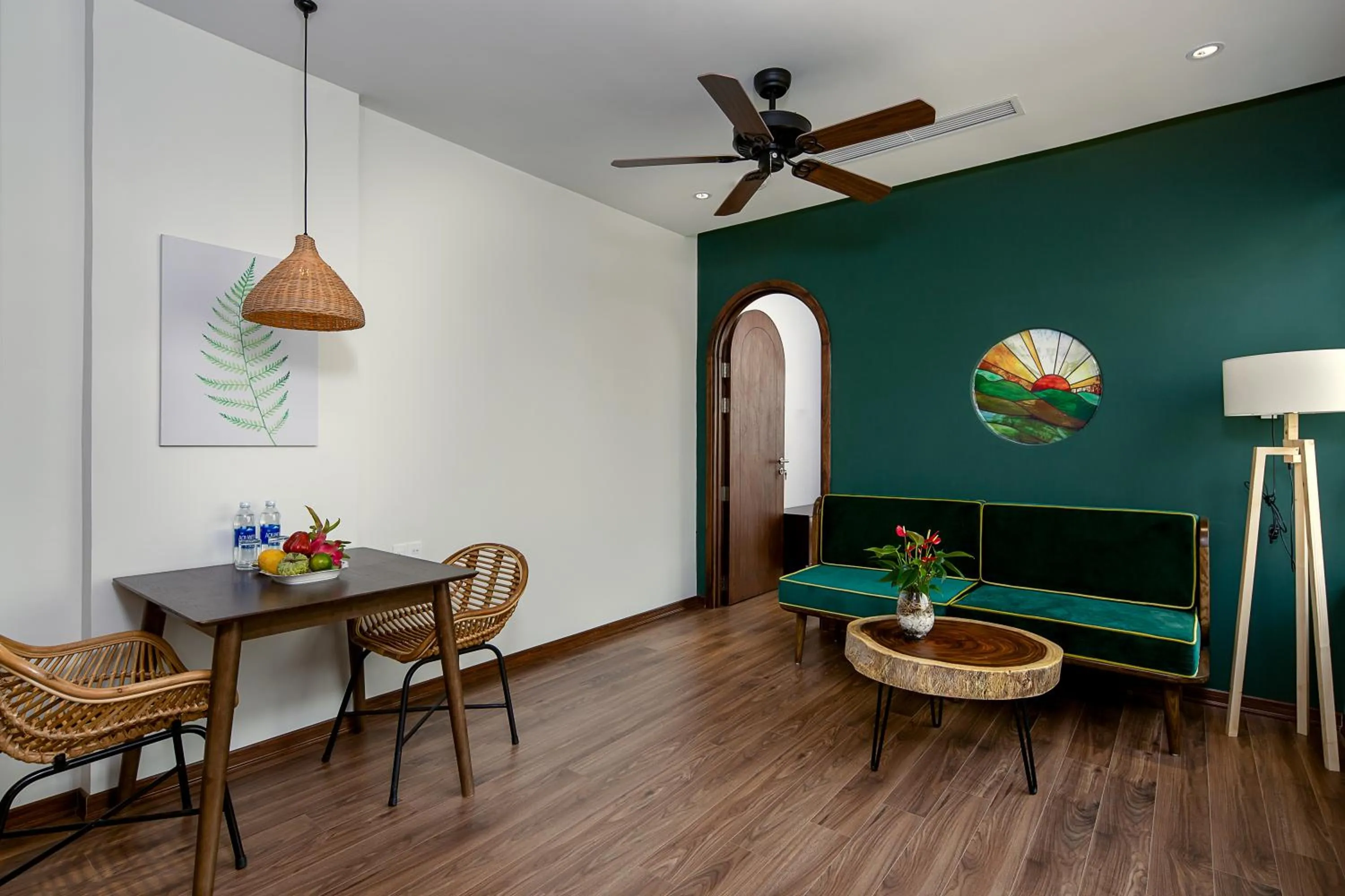 Living room in Tropical House Apartment Da Nang